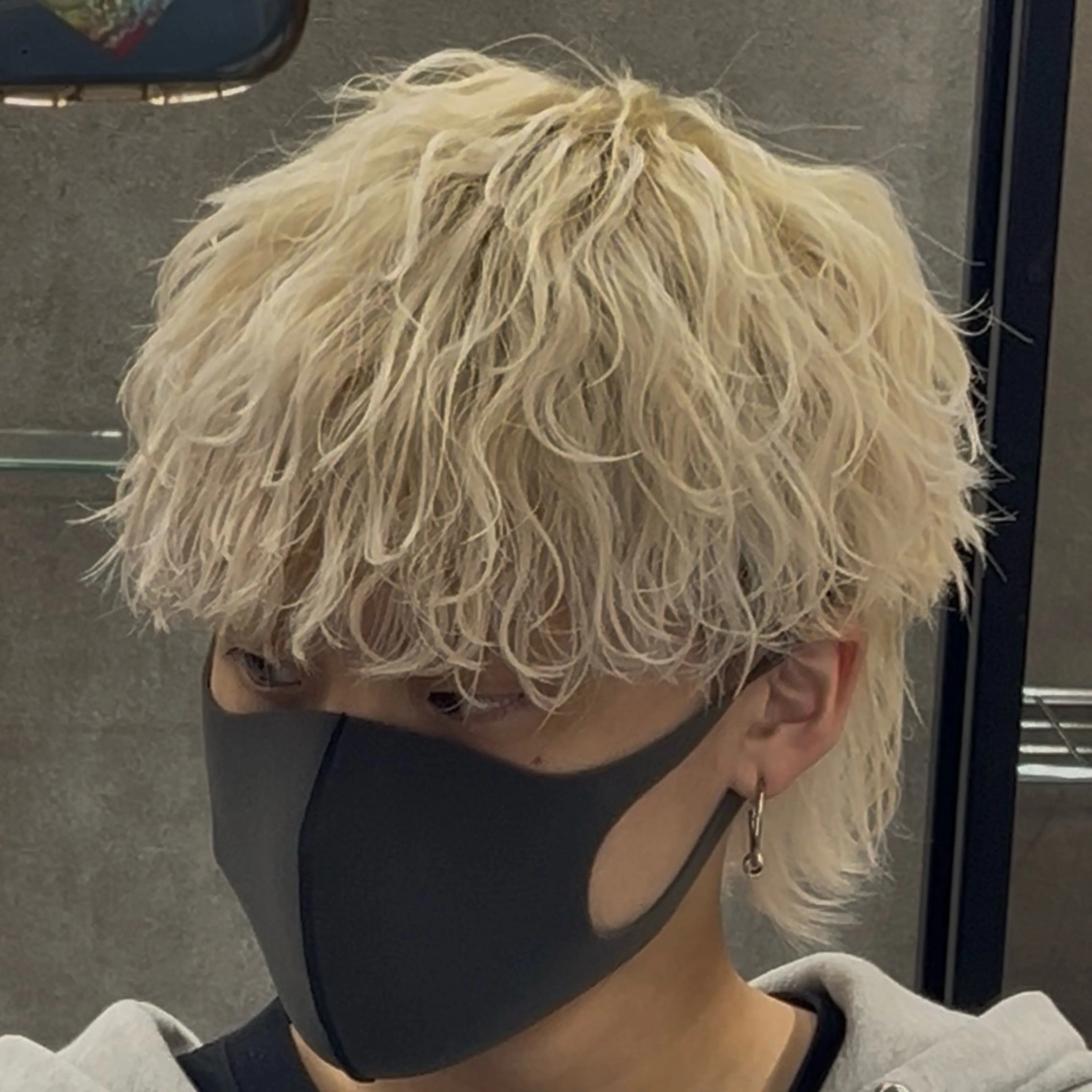 ショート カラー ヘアアレンジ メンズ ブロンド ホワイトブロンド カット ヘアカラー トリートメント ヘアセット 【札幌メンズ特化】 🔥RIKU🔥のヘアスタイル