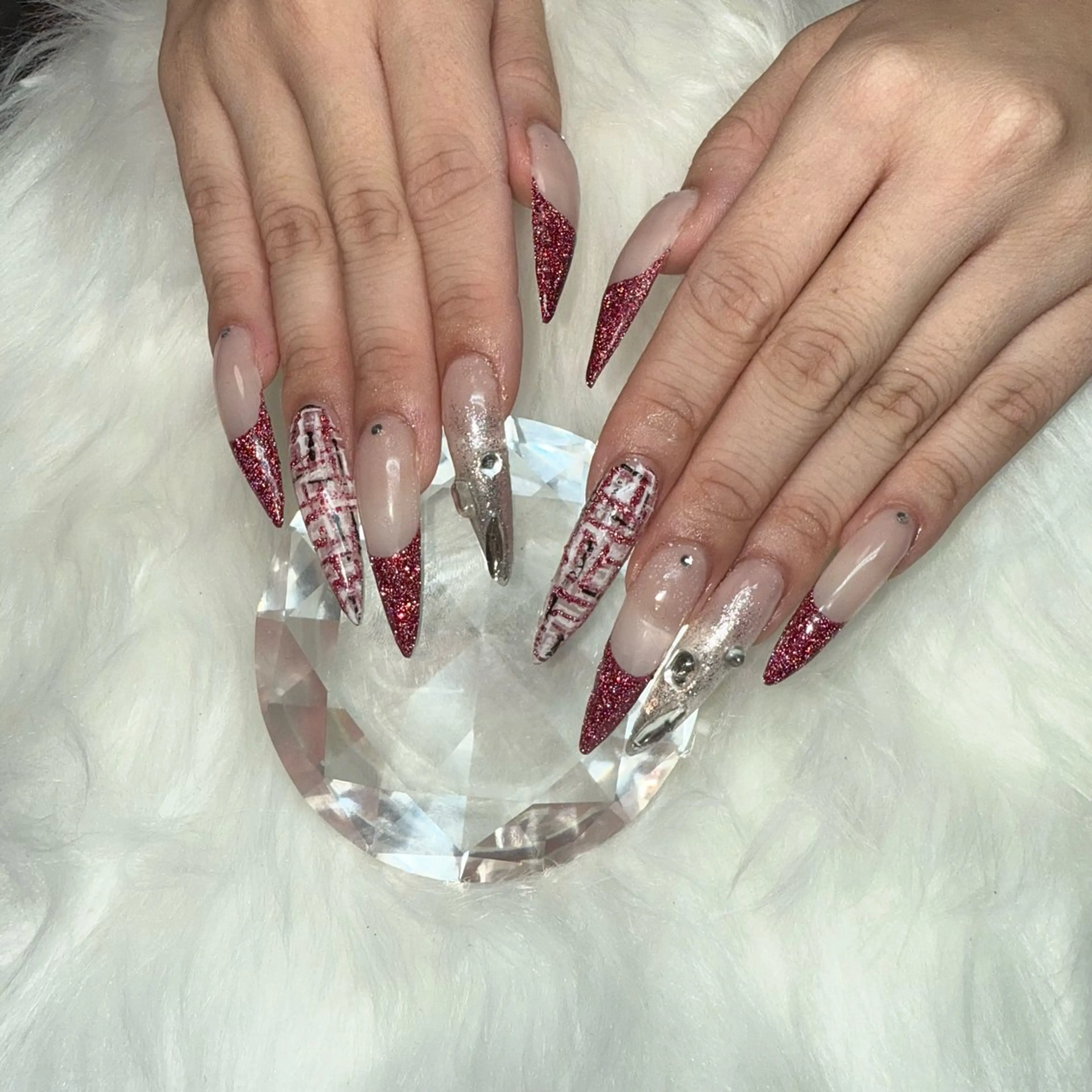 ネイル ロングネイル ハンドネイル Babel新町店 _mao🩵のネイルデザイン