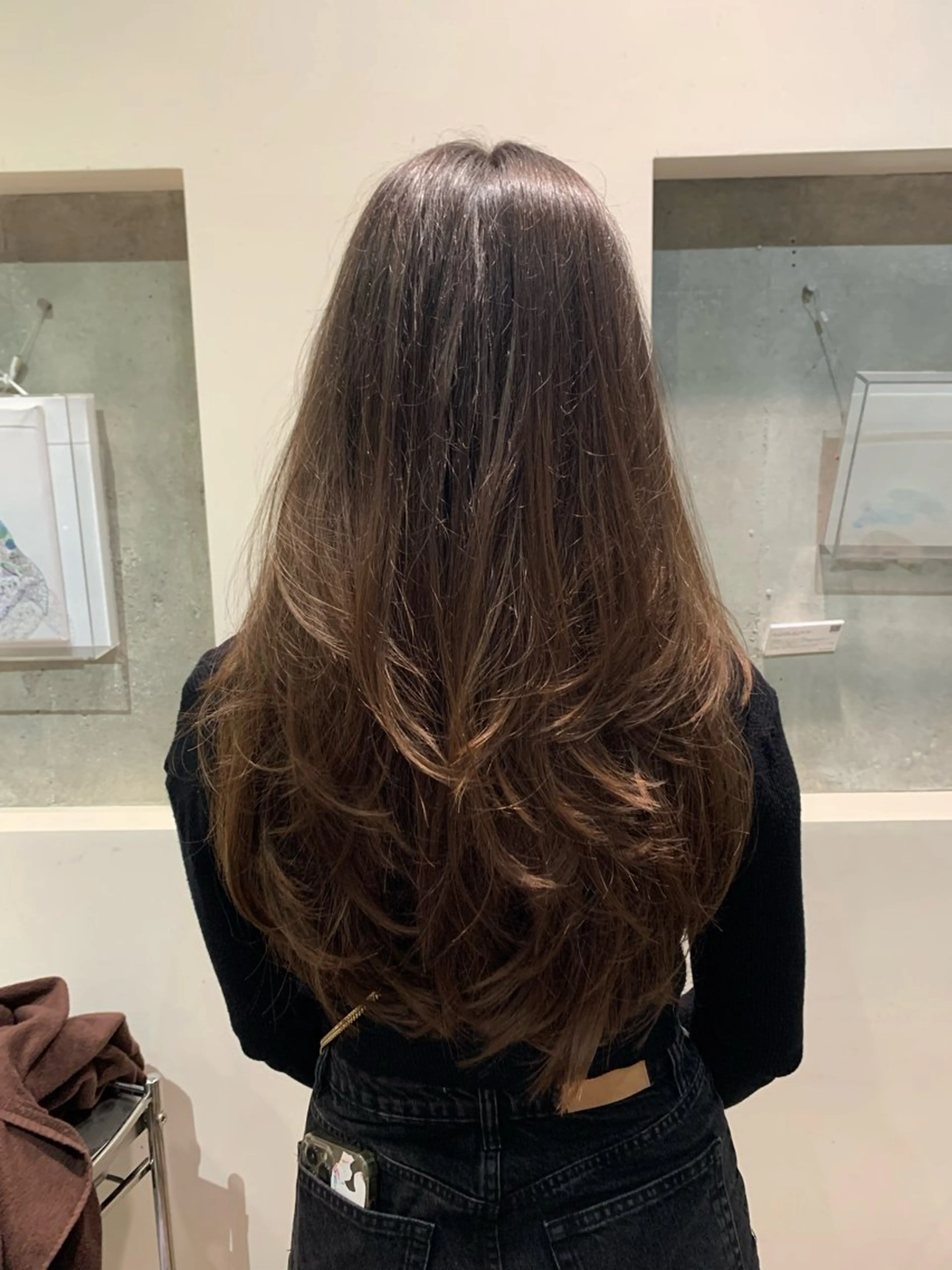 ロング カラー ハイライトカラー ハイライト レイヤーカット レイヤー/艶髪/ 髪質改善/YUYAのヘアスタイル