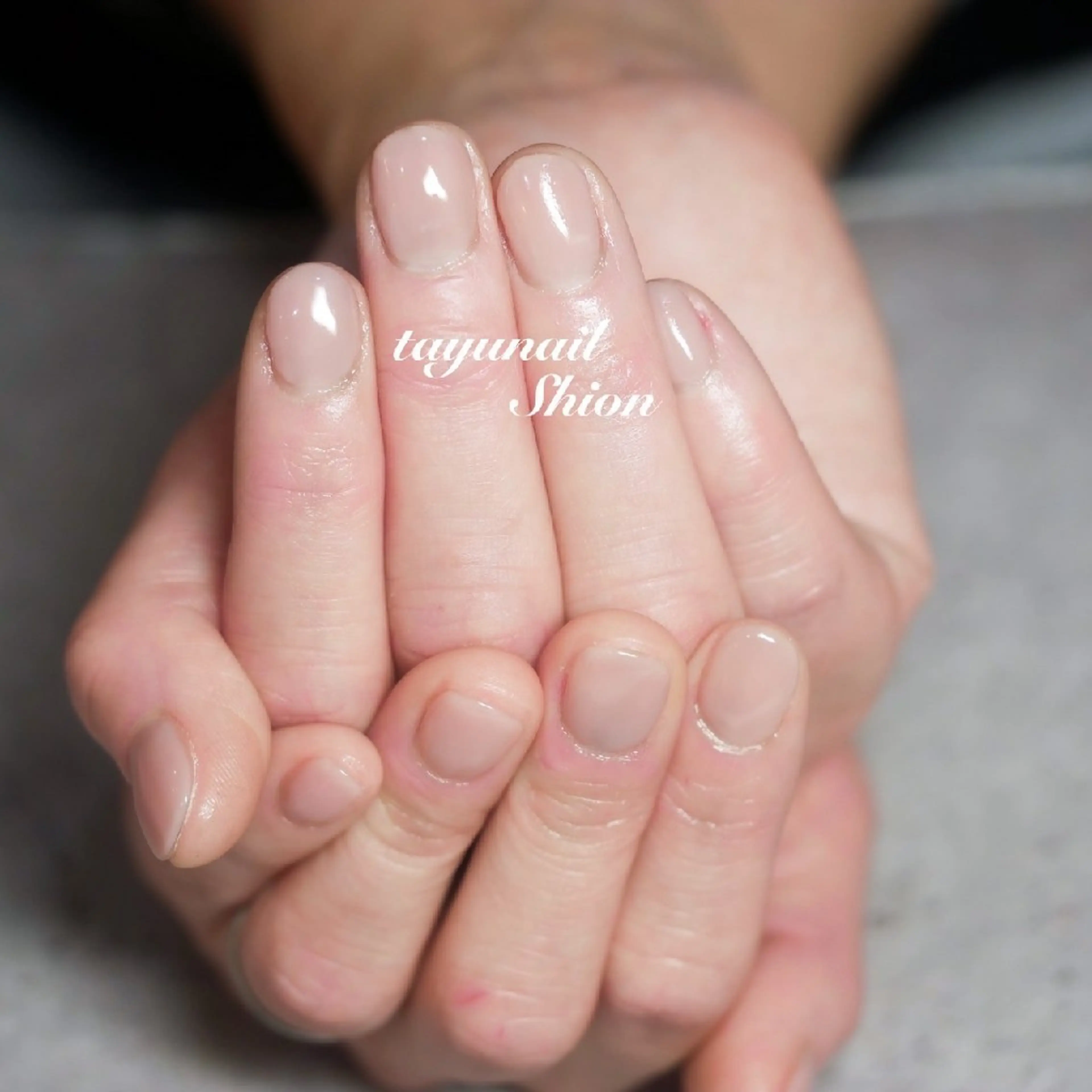 ネイル ジェルネイル パラジェル シンプルネイル 冬ネイル ネイルサロン・ネイルスクール　たゆnail所属・ネイルサロン 【たゆnail】のネイルデザイン