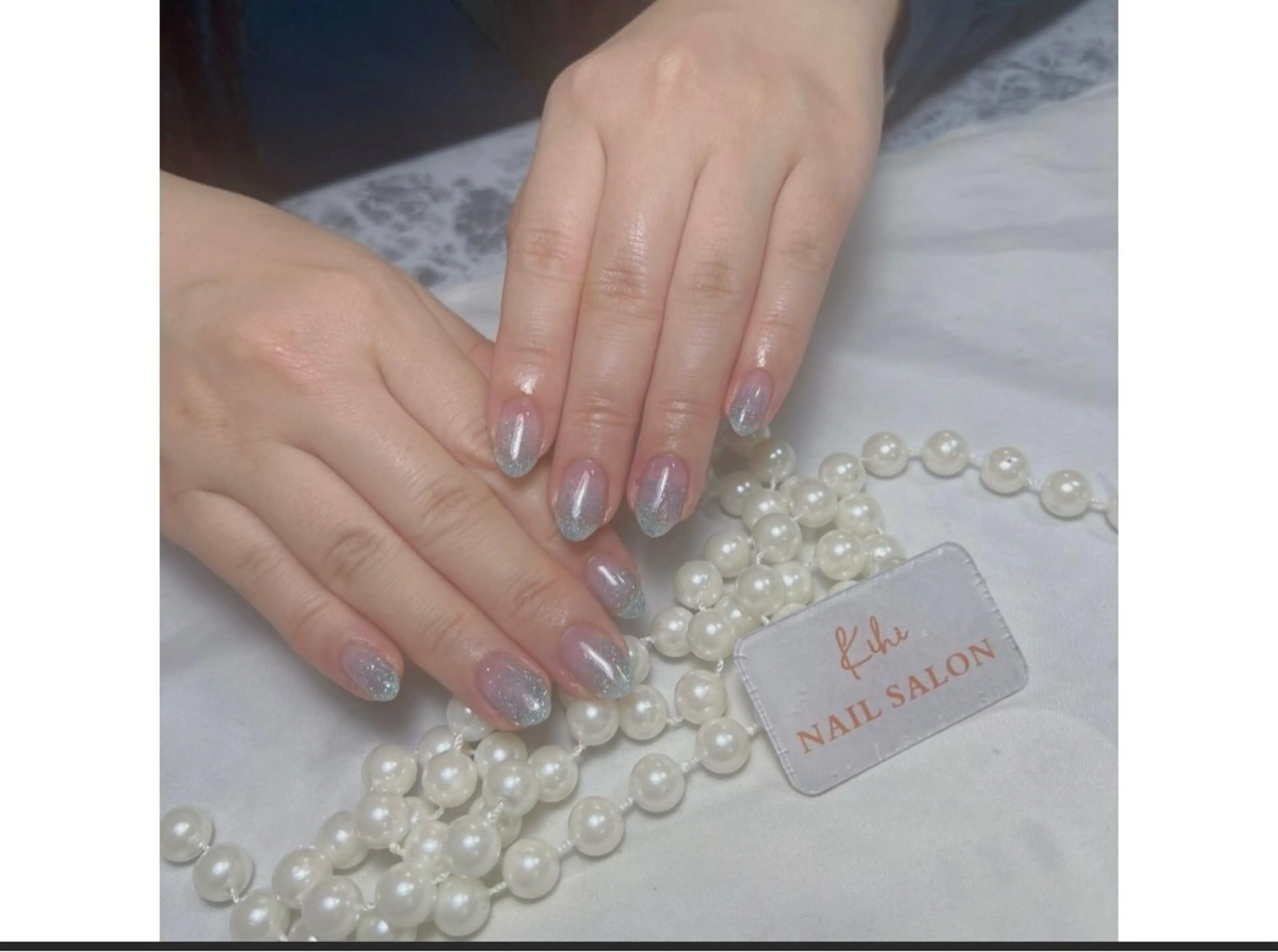 ネイル アートネイル フレンチネイル ジェルネイル グラデーション 韓国ネイル 村中 ハナのネイルデザイン