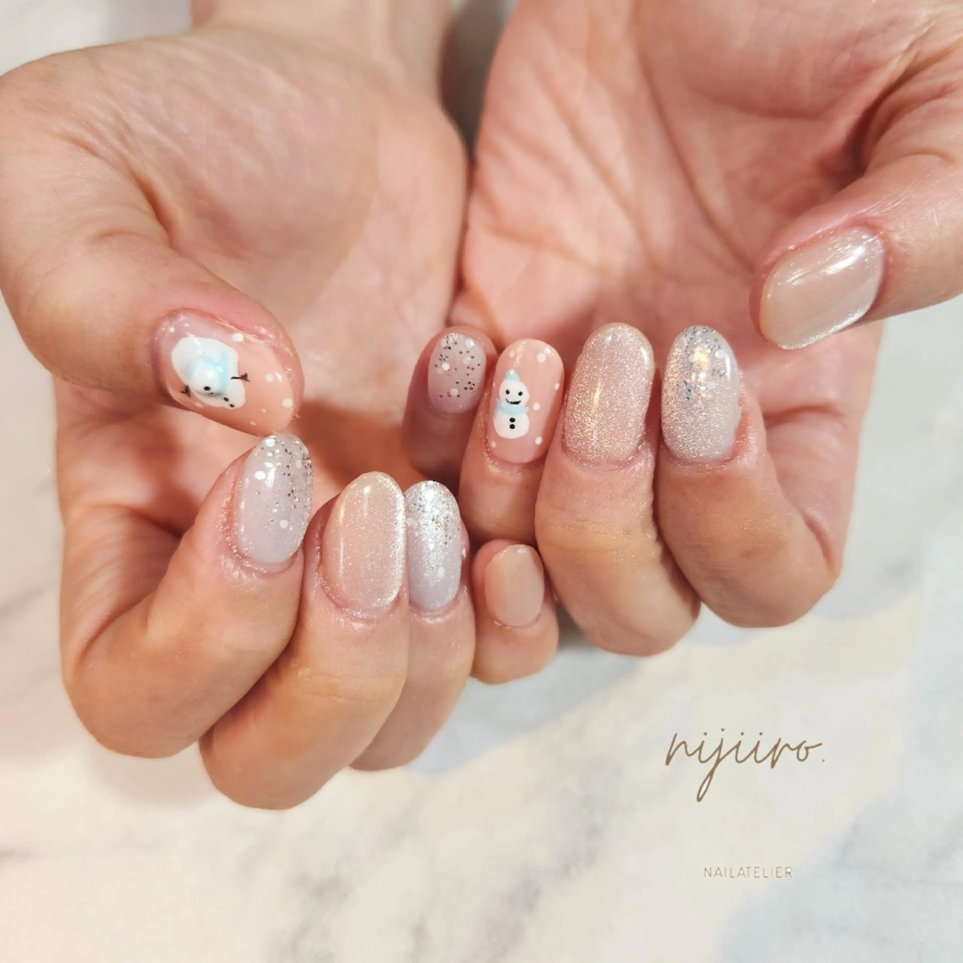 ネイル ハンドネイル nailatelier nijiiro.所属・nijiiro🌈 サトウのネイルデザイン