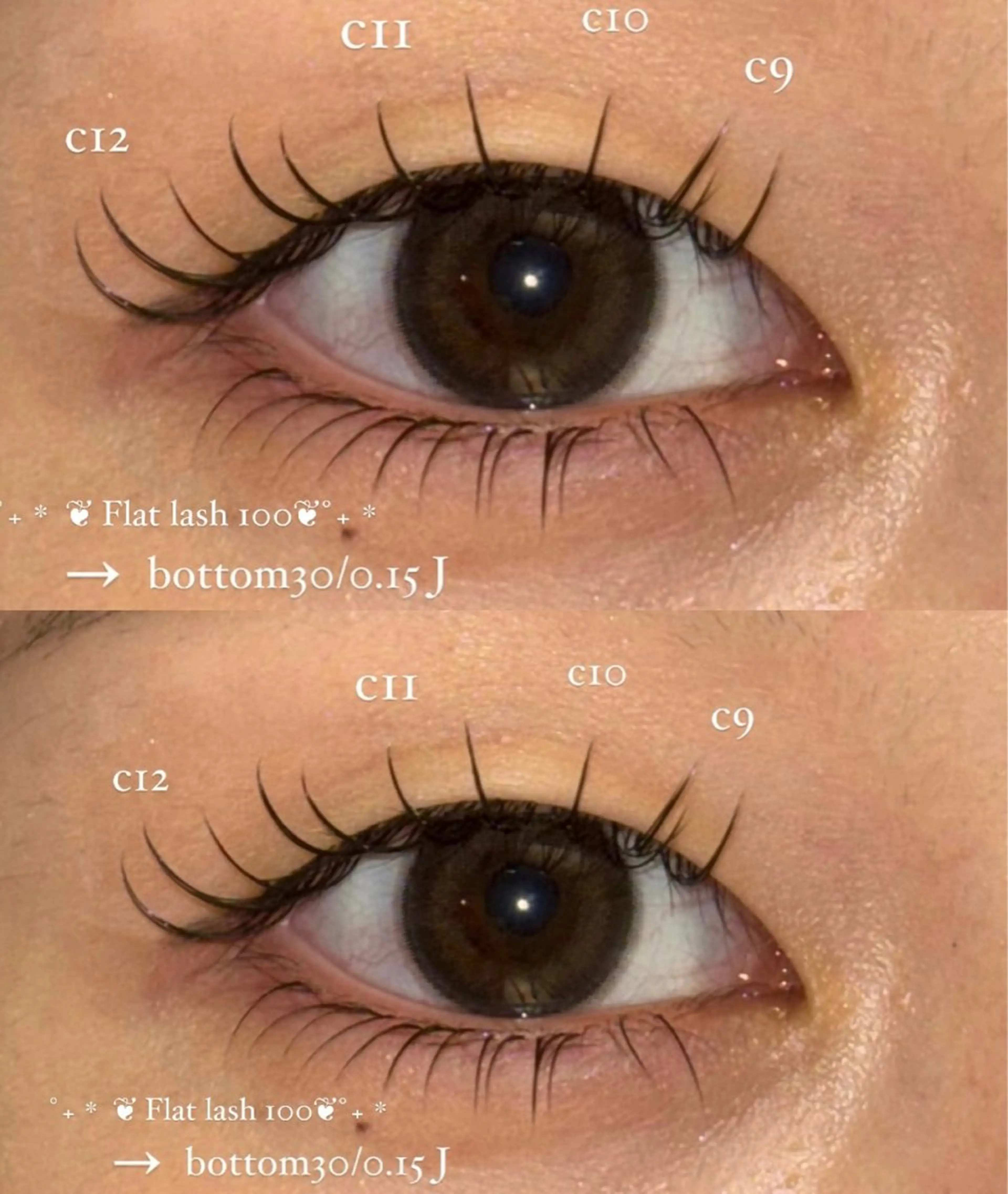 マツエク・マツパ NORA senaのマツエク・マツパデザイン