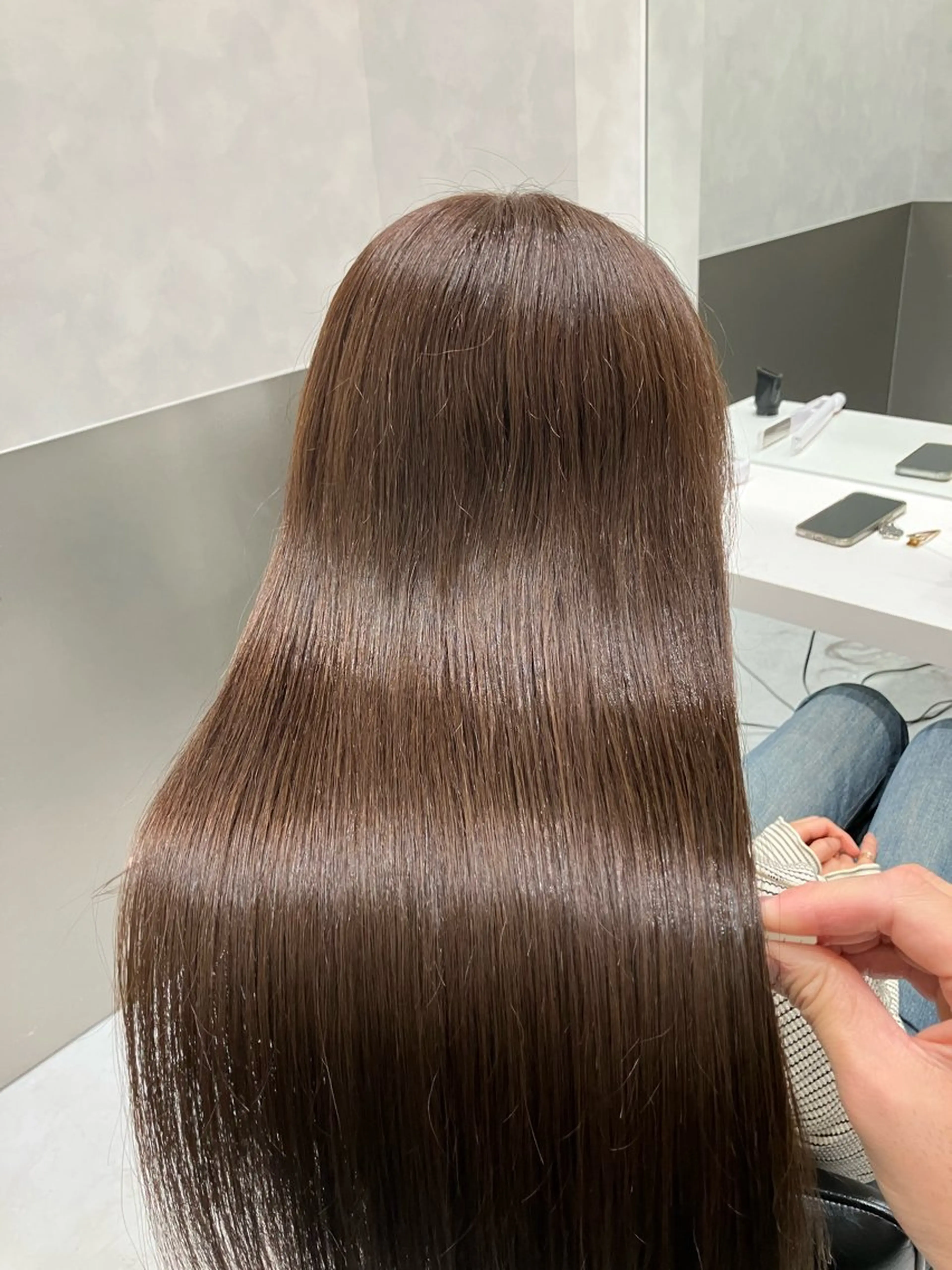 ロング カラー カット ヘアカラー トリートメント GO TODAY SHAIRE SALON原宿vita店舗所属・🩷完全マンツーマン 💖ASAHIのヘアスタイル