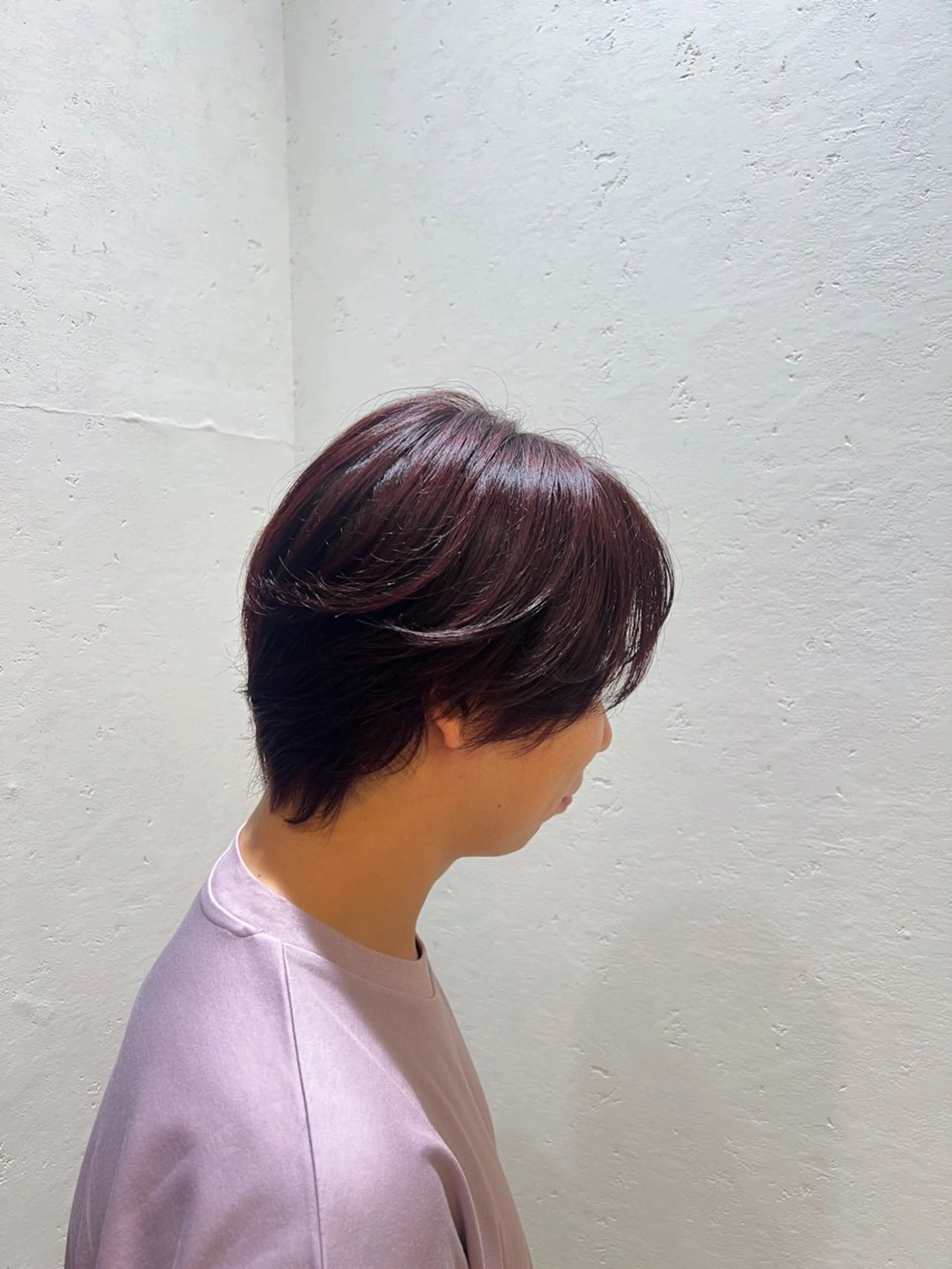 カラー レッドカラー レディース特化 ナチュラル☘︎︎芹七のヘアスタイル