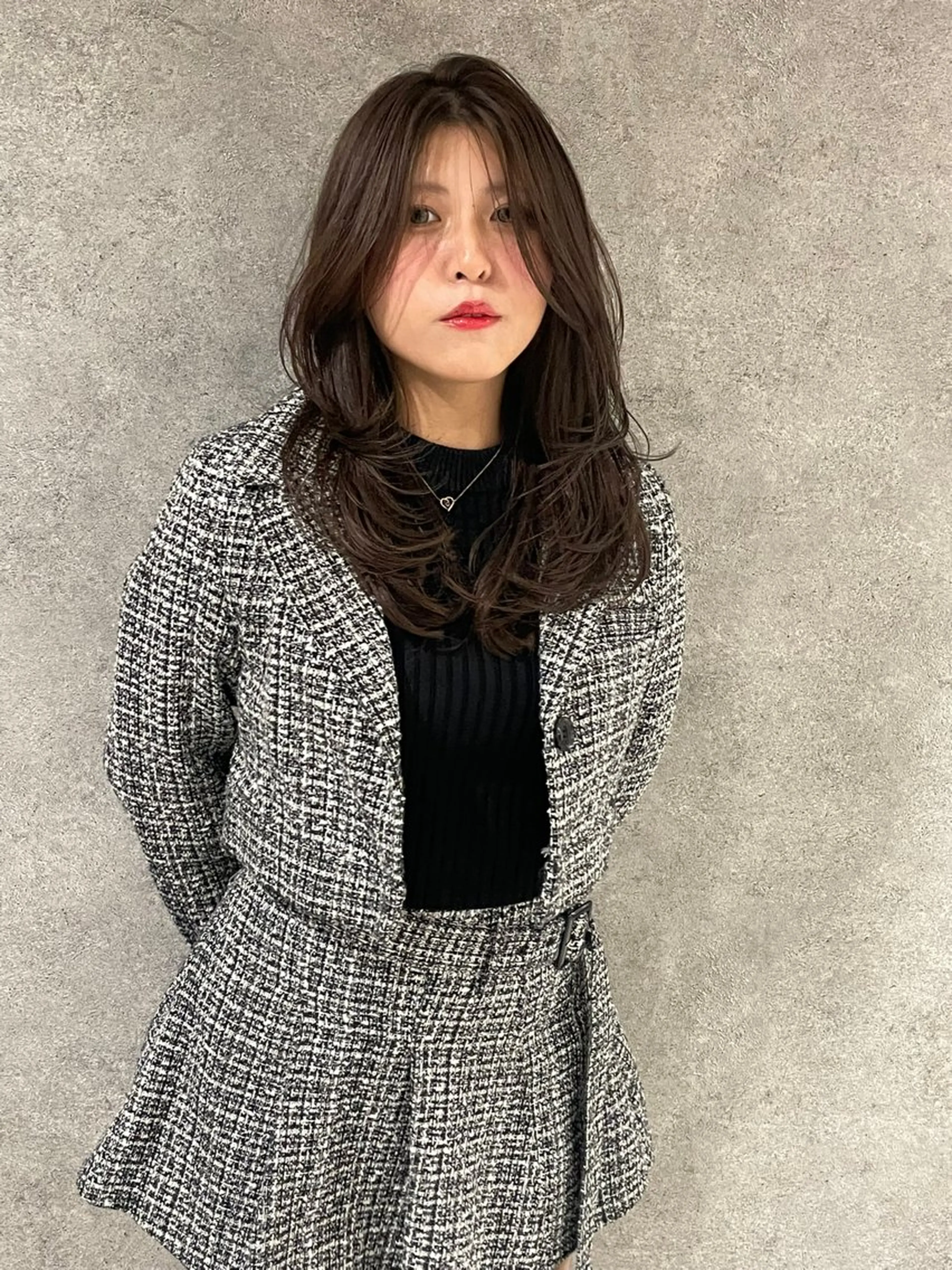 ロング ロングレイヤー 韓国風ヘア レイヤーカット ロング ウルフカット カット ヘアカラー トリートメント レイヤーカット 縮毛矯正◽️河野泰貴のヘアスタイル