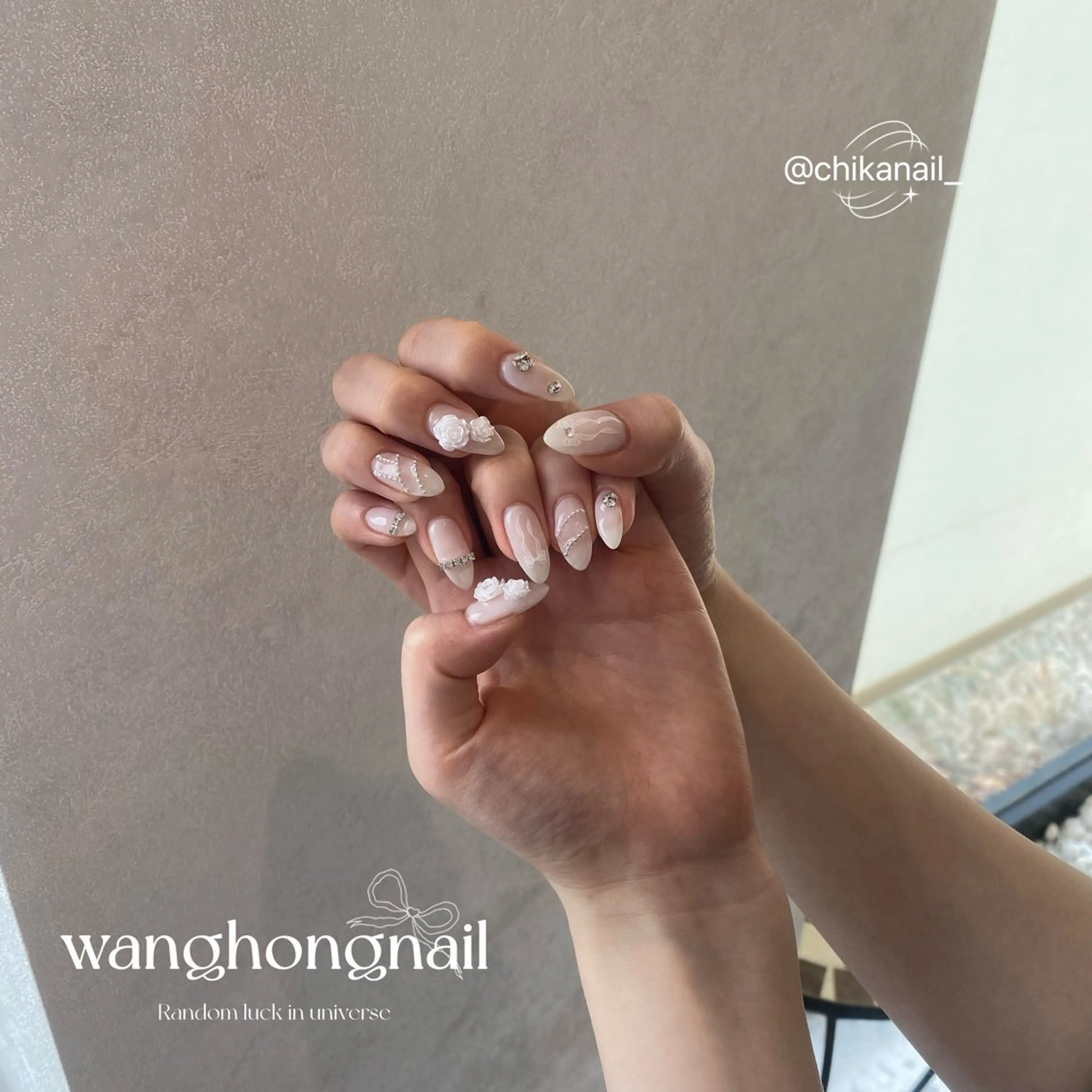 ネイル 𝑐ℎ𝑖𝑘𝑎 韓国デザインネイルのネイルデザイン