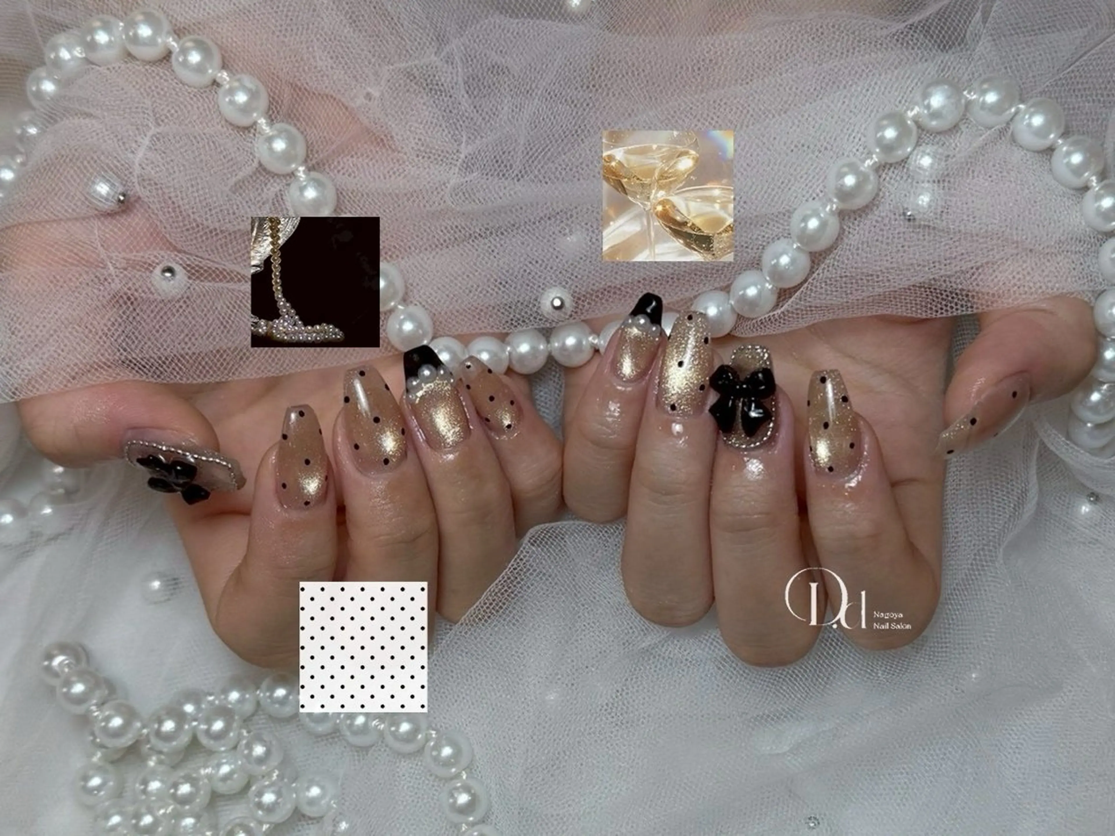 ネイル ドット マグネットネイル ハンドネイル D.d ririaのネイルデザイン