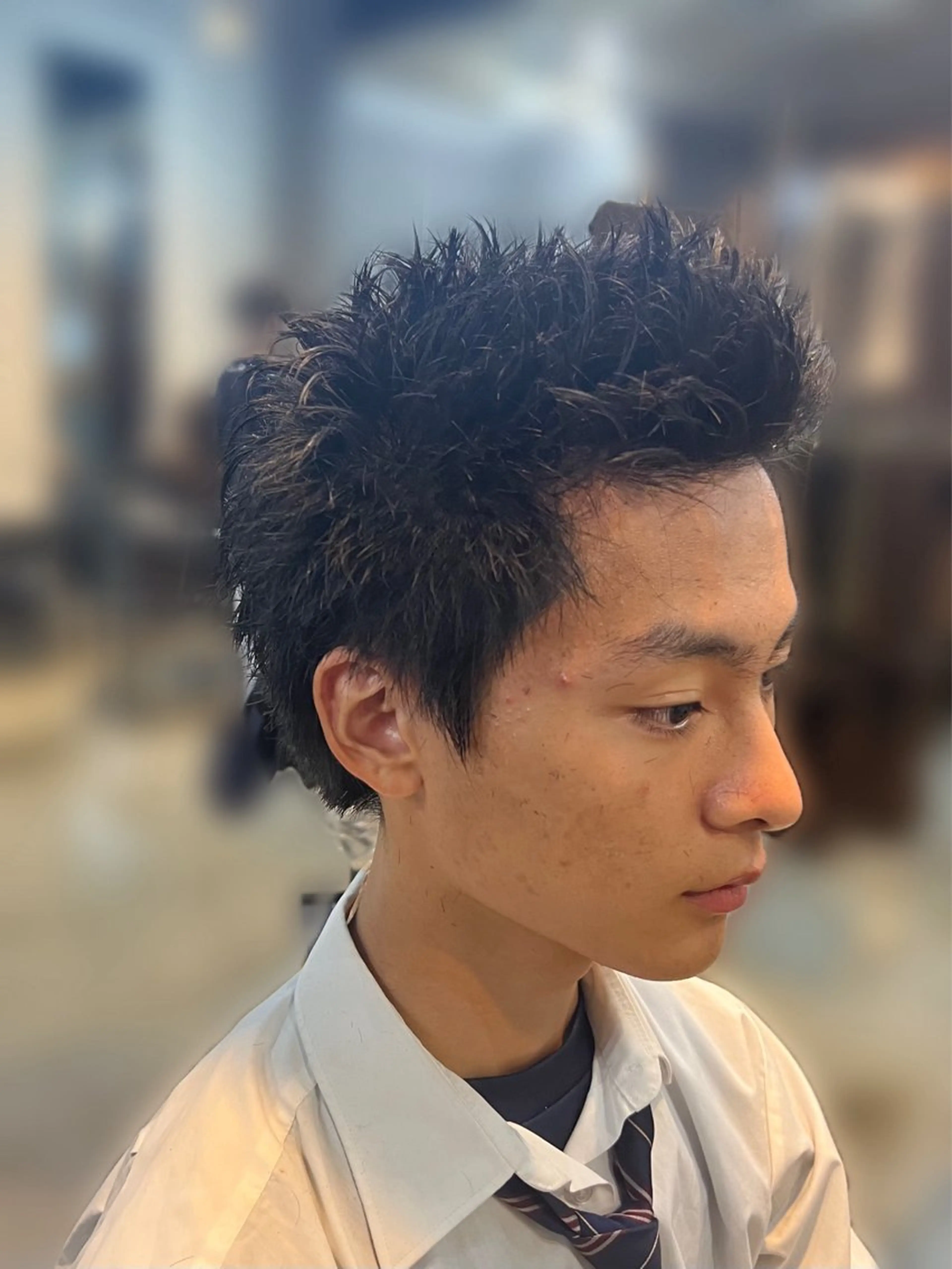 メンズ スパイキーショート Men's NAM 八角のヘアスタイル