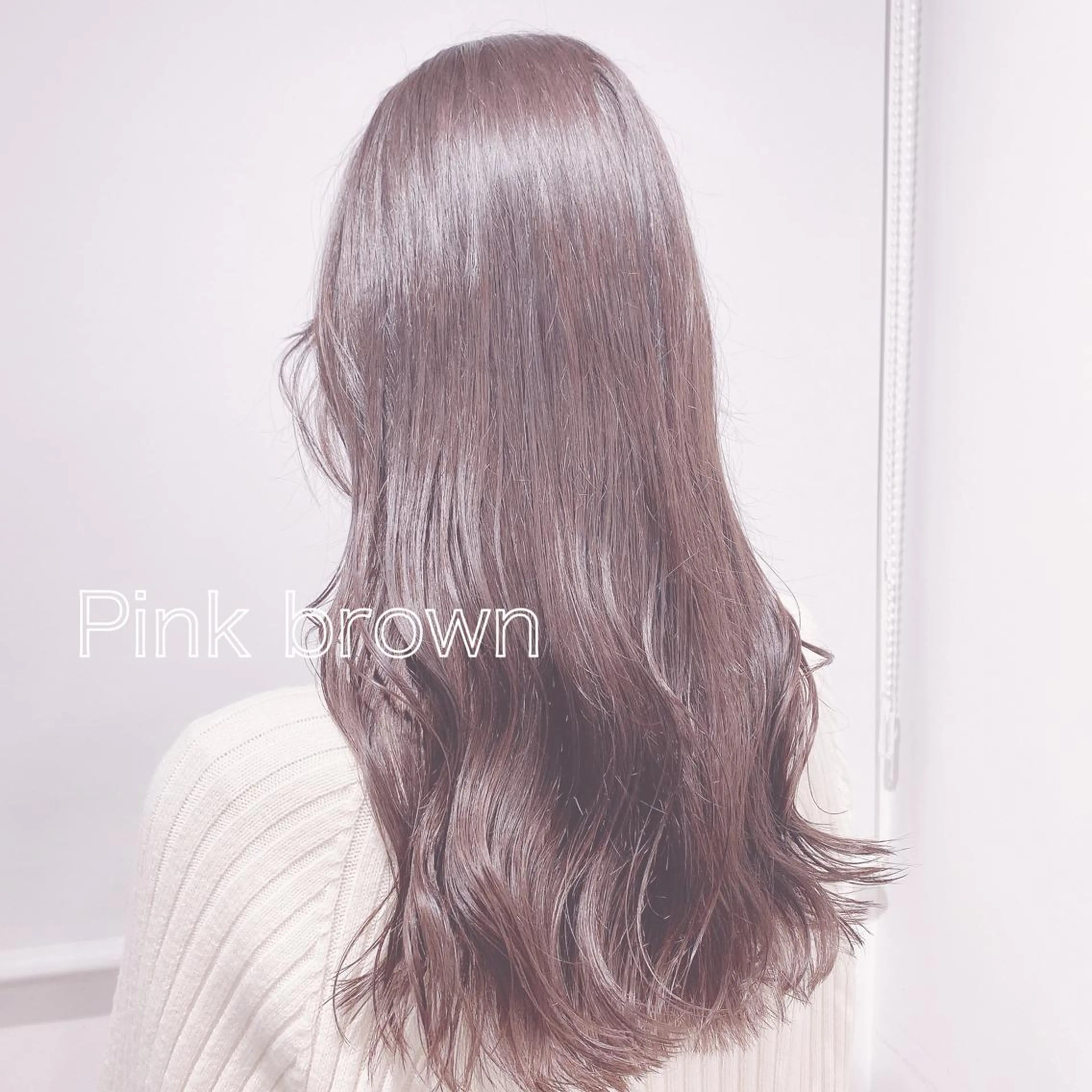 カラー パーマ マツエク・マツパ 韓国レイヤー🕊️ 柔らかベージュ🧸のヘアスタイル