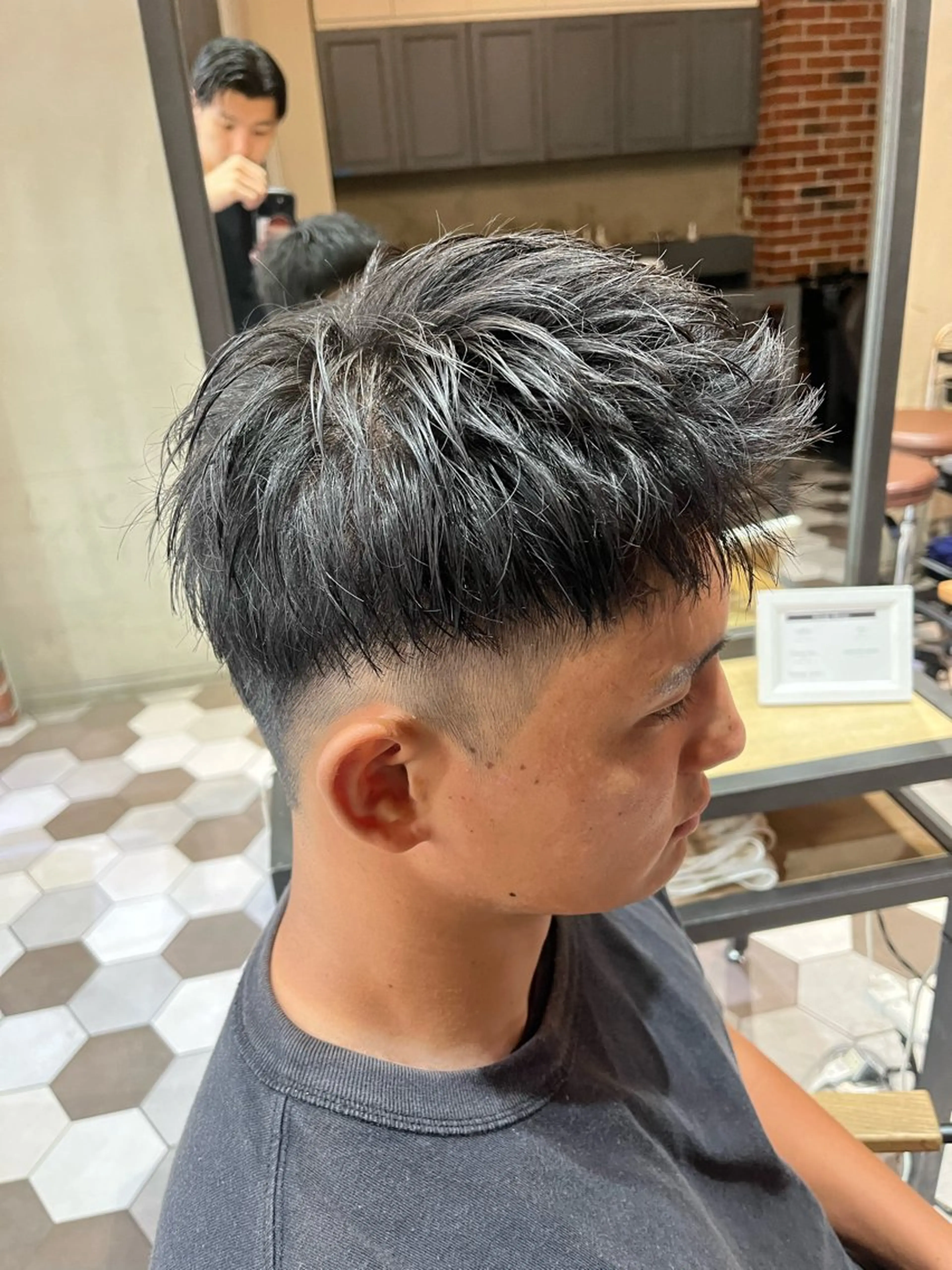 ショート パーマ メンズ 梅田/メンズ専門 ／加地光尊のヘアスタイル