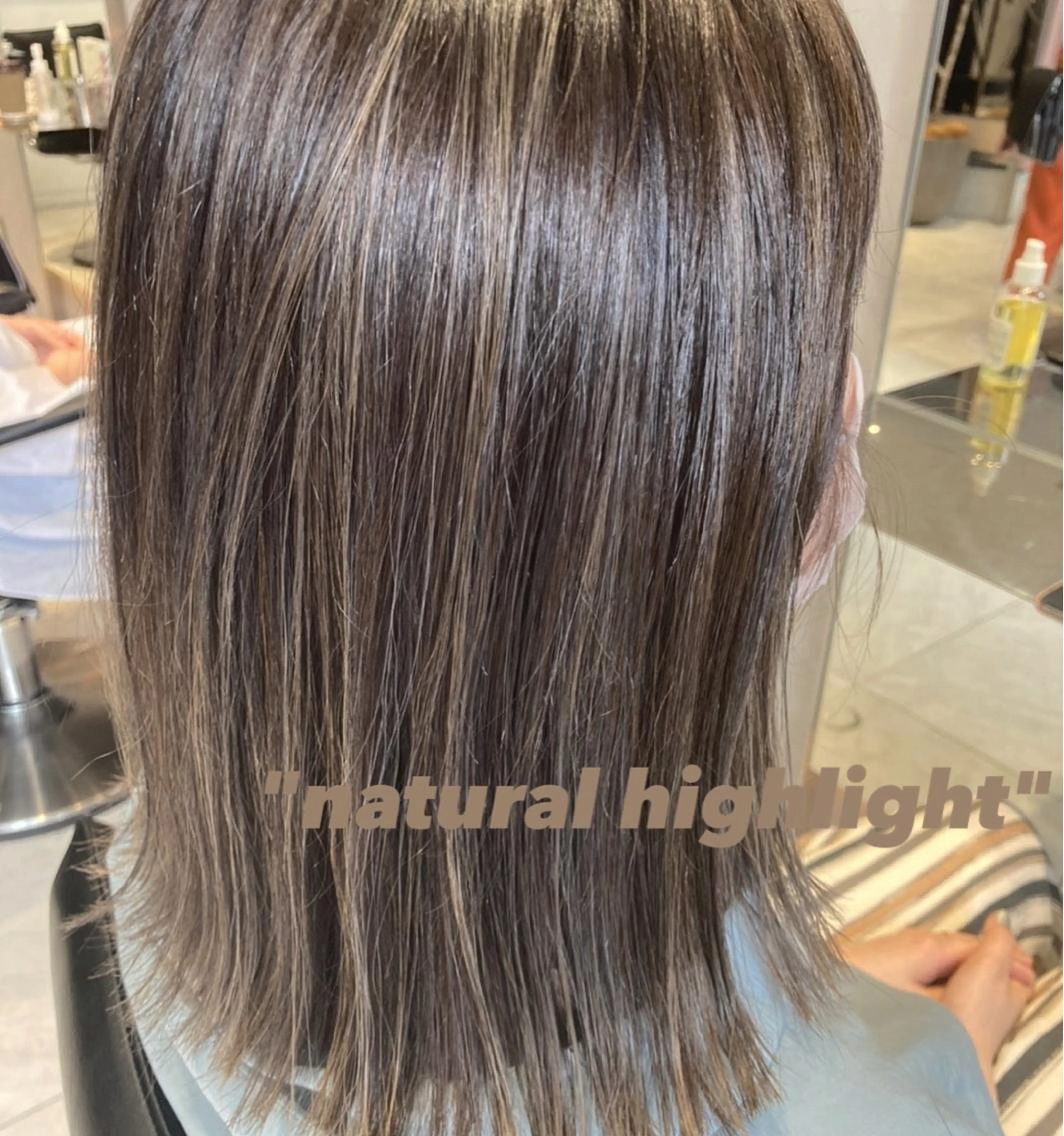 ミディアム カラー アッシュ ベージュカラー グラデーションカラー グレージュ ハイライトカラー Bree"ze所属・大河原 修太のヘアスタイル