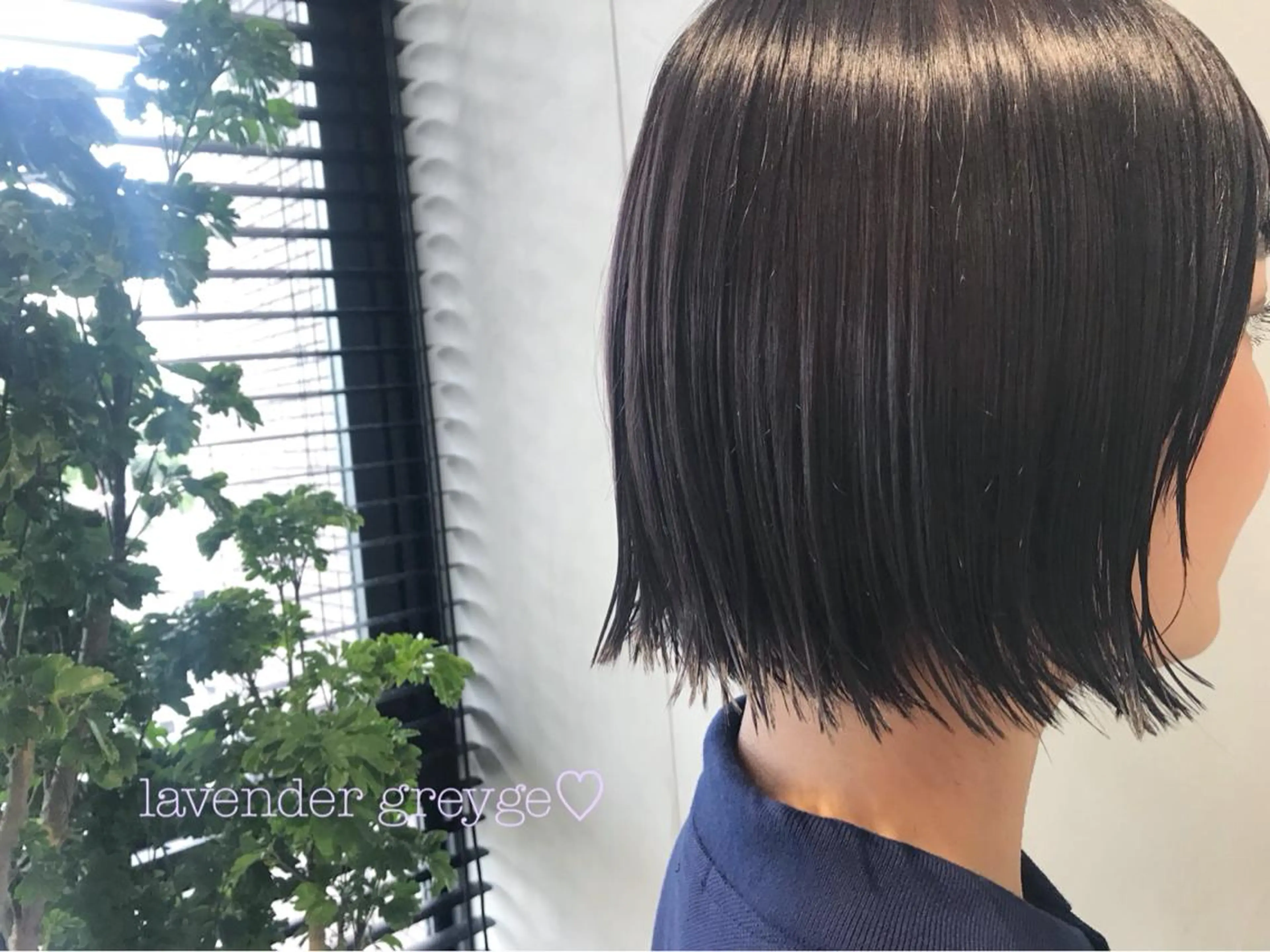 ミディアム カラー ヘアアレンジ ブリーチ グレージュ ブリーチなしカラー 上品な透明感カラー/ 表参道/MIKUのヘアスタイル