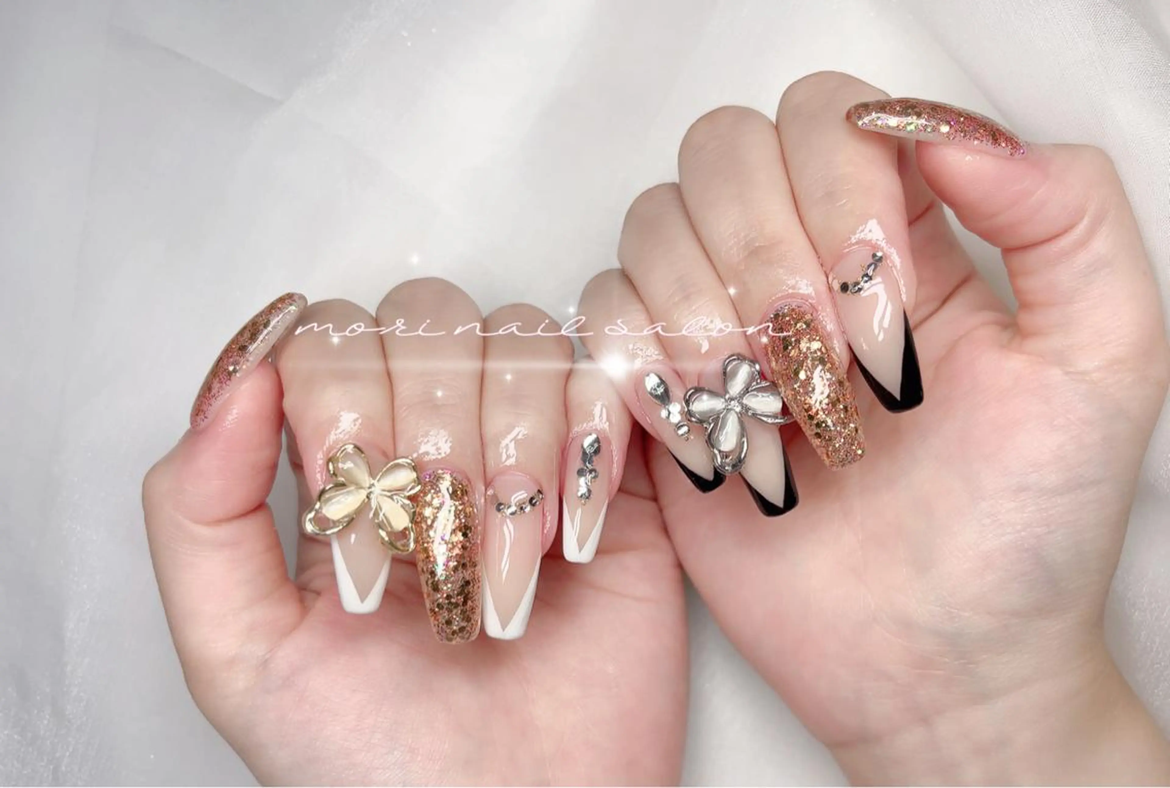 ネイル ハンドネイル 森 ネイルサロンのネイルデザイン