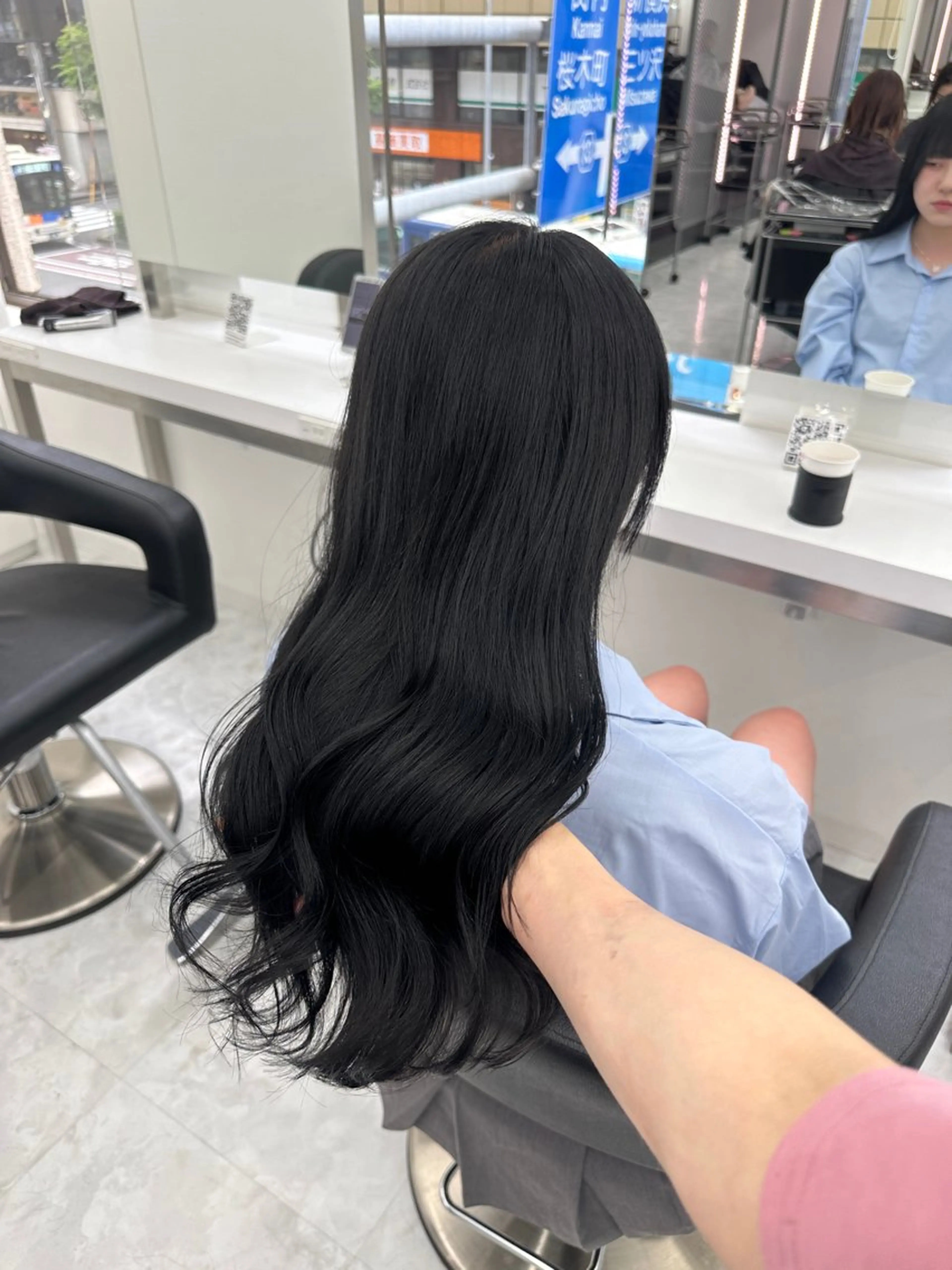 ロング カラー パーマ ヘアアレンジ メンズ キッズ ♥️韓国ヘア レイヤー♥️ゆりのヘアスタイル