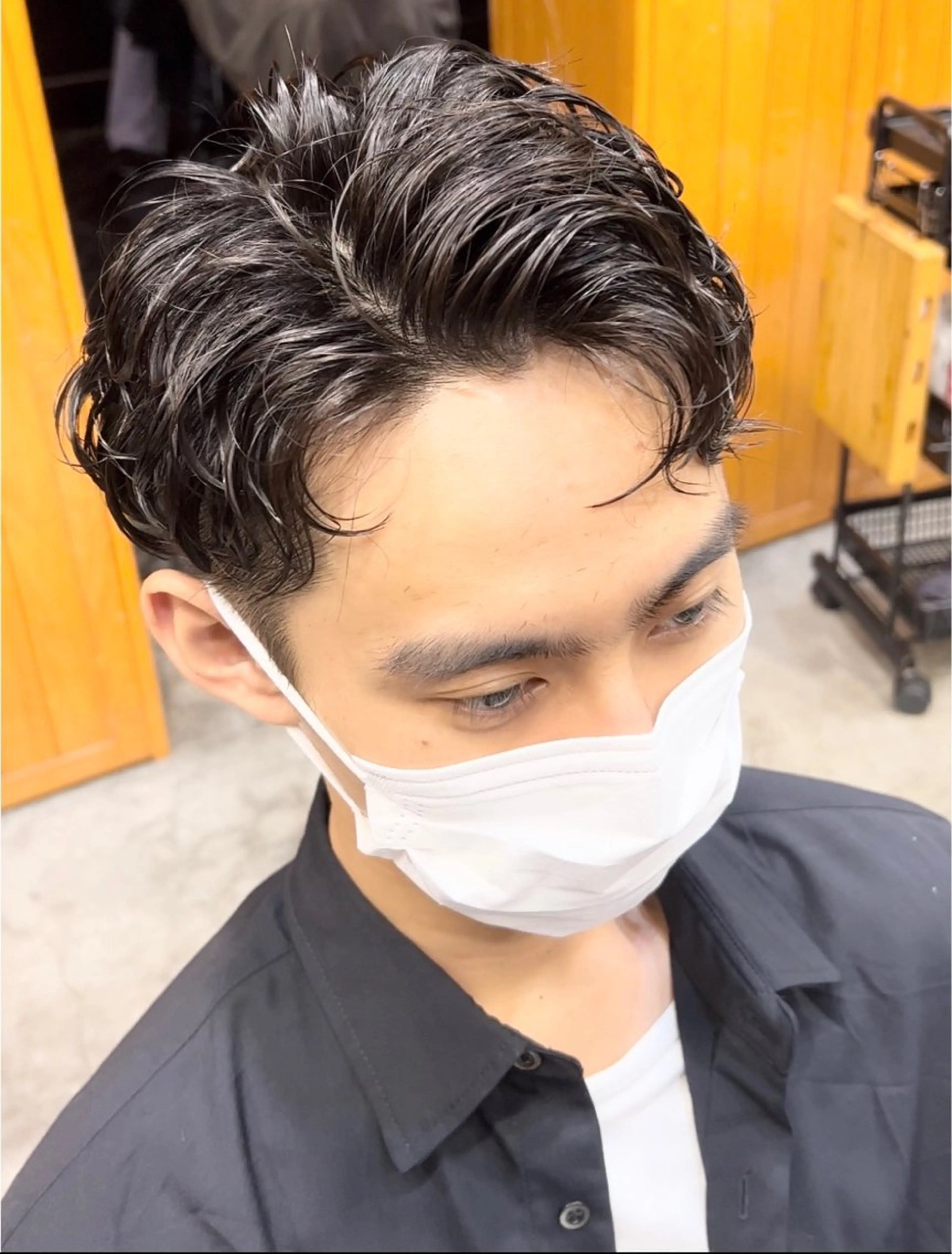 パーマ メンズ カット パーマ トリートメント GO TODAY 原宿本店所属・🎁曲がる縮毛矯正 /DAIKIのヘアスタイル