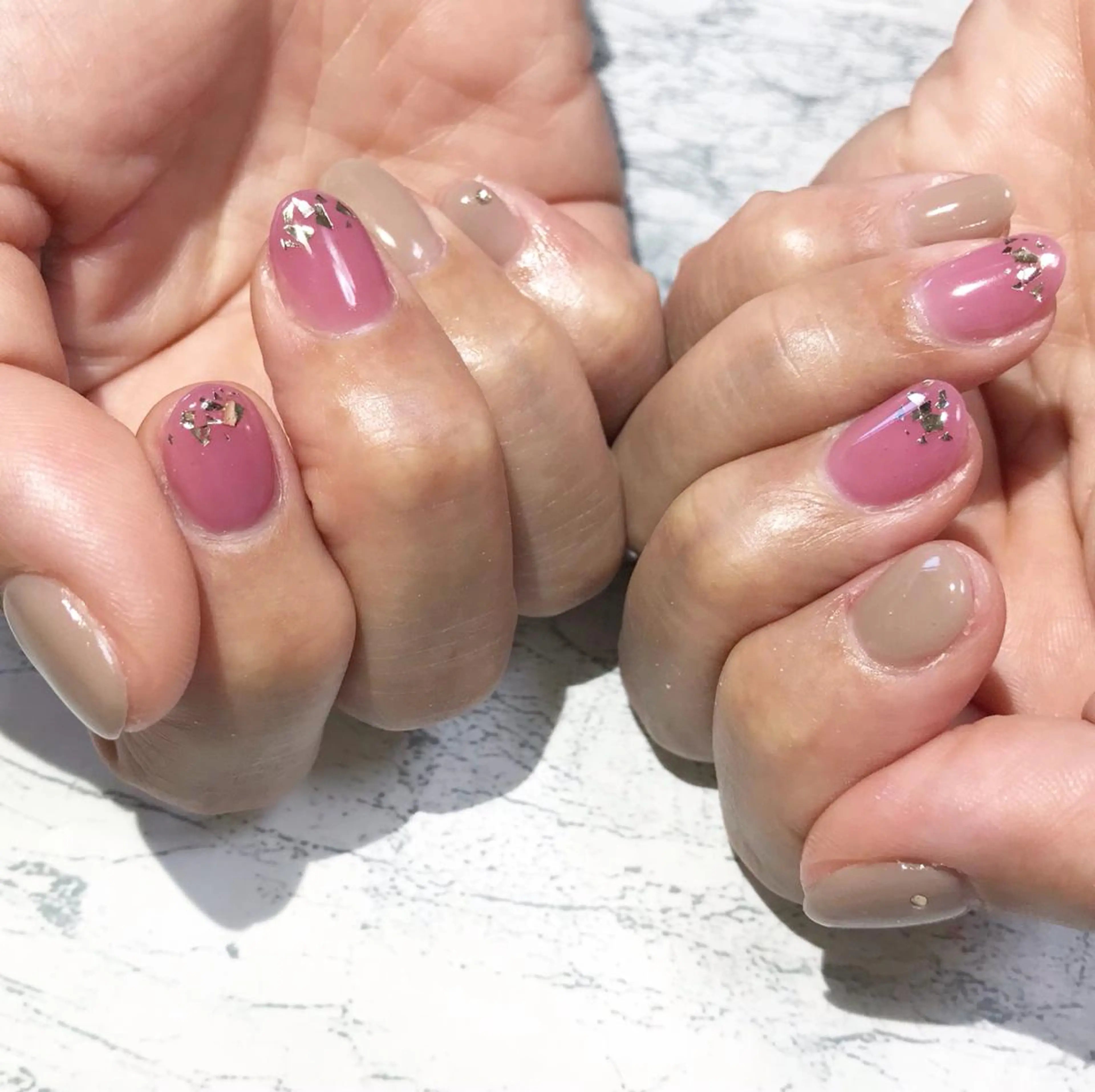 ネイル フットネイル ニュアンスネイル ピンク シンプルネイル 春ネイル ネイル フフラ所属・nail fufla ♡yamane♡のネイルデザイン