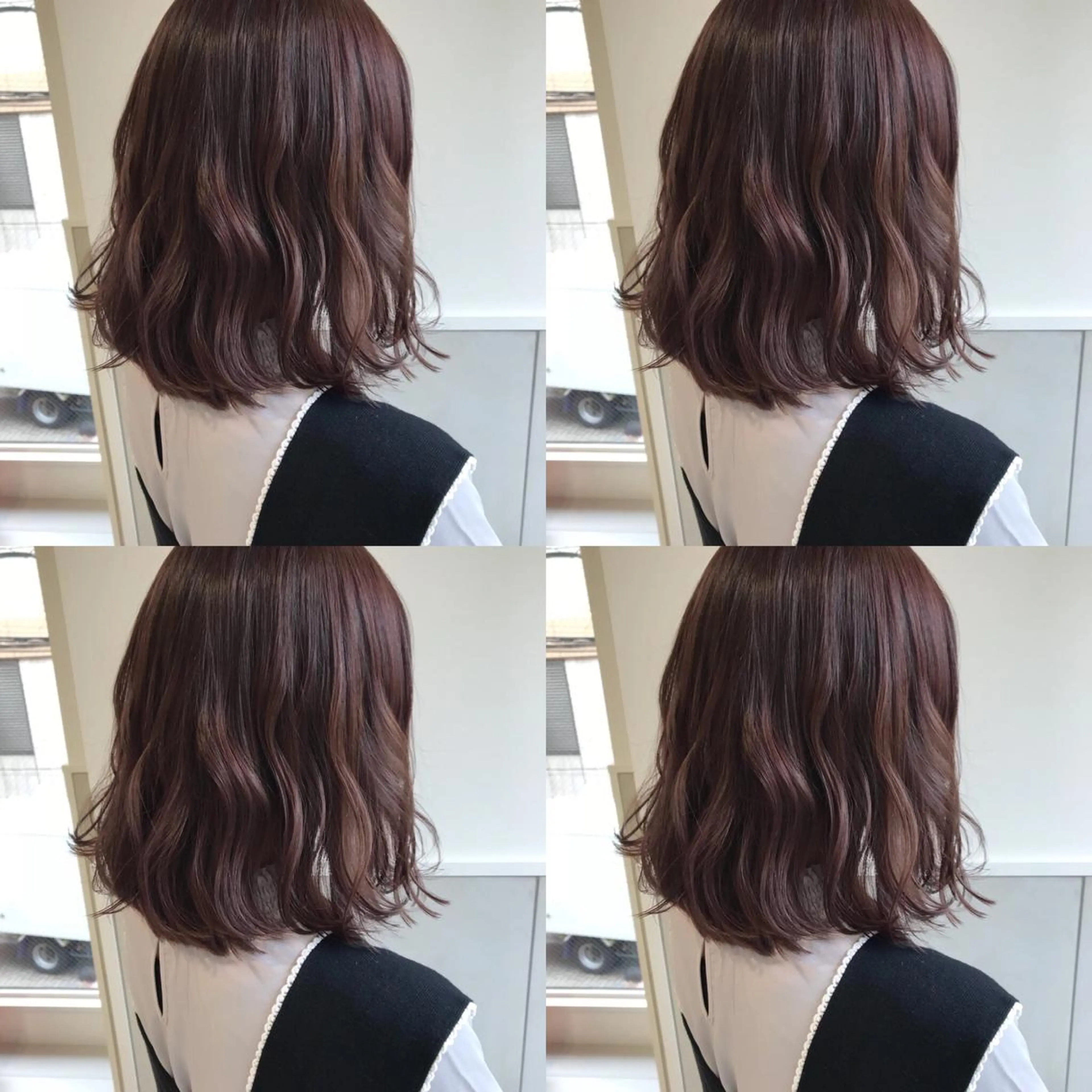 ミディアム カラー カット ヘアカラー トリートメント SALOWIN所属・小栗 麻衣のヘアスタイル