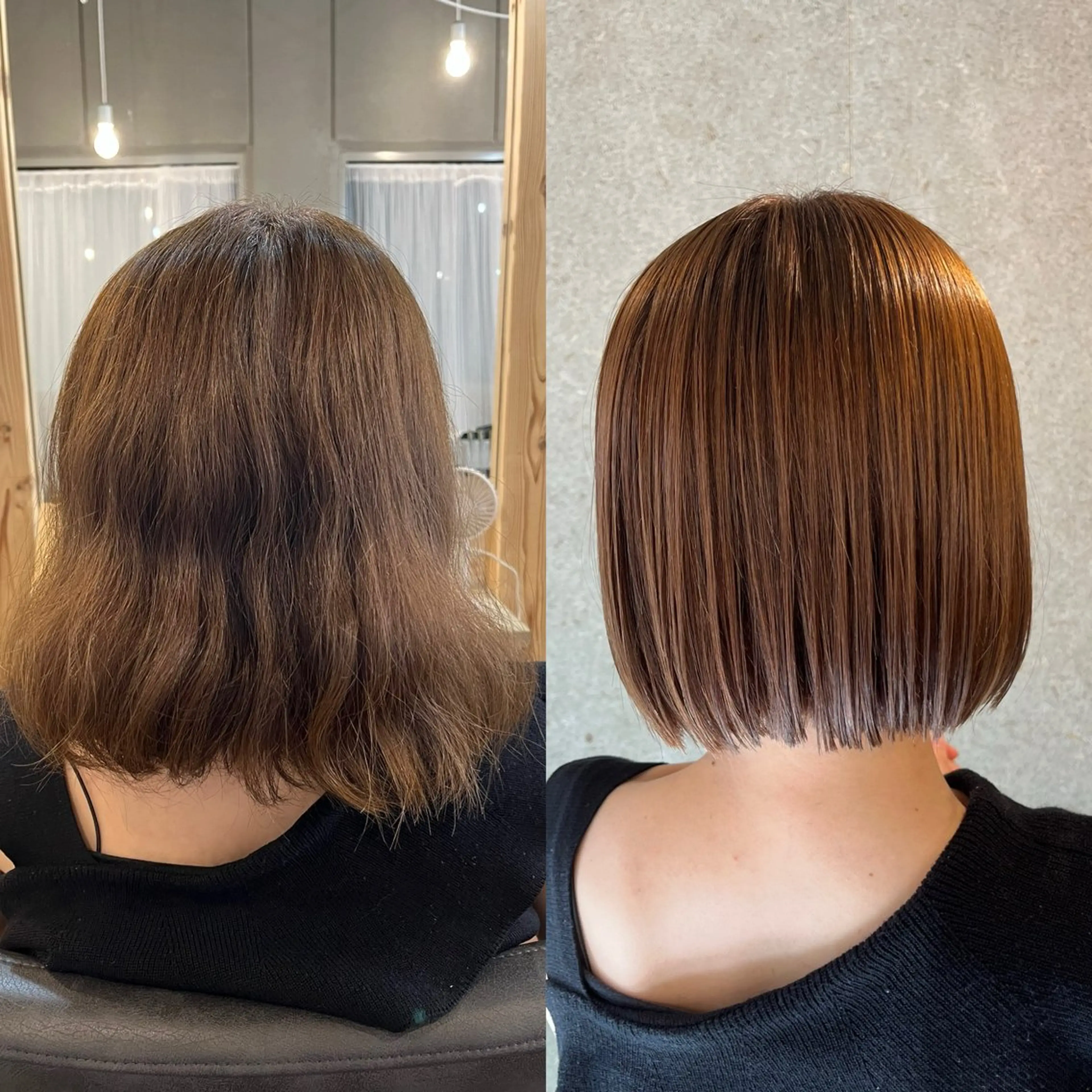 ミディアム パーマ ボブ relile所属・🔷髪質改善✂︎ 艶髪矯正✂︎岡崎洋介のヘアスタイル