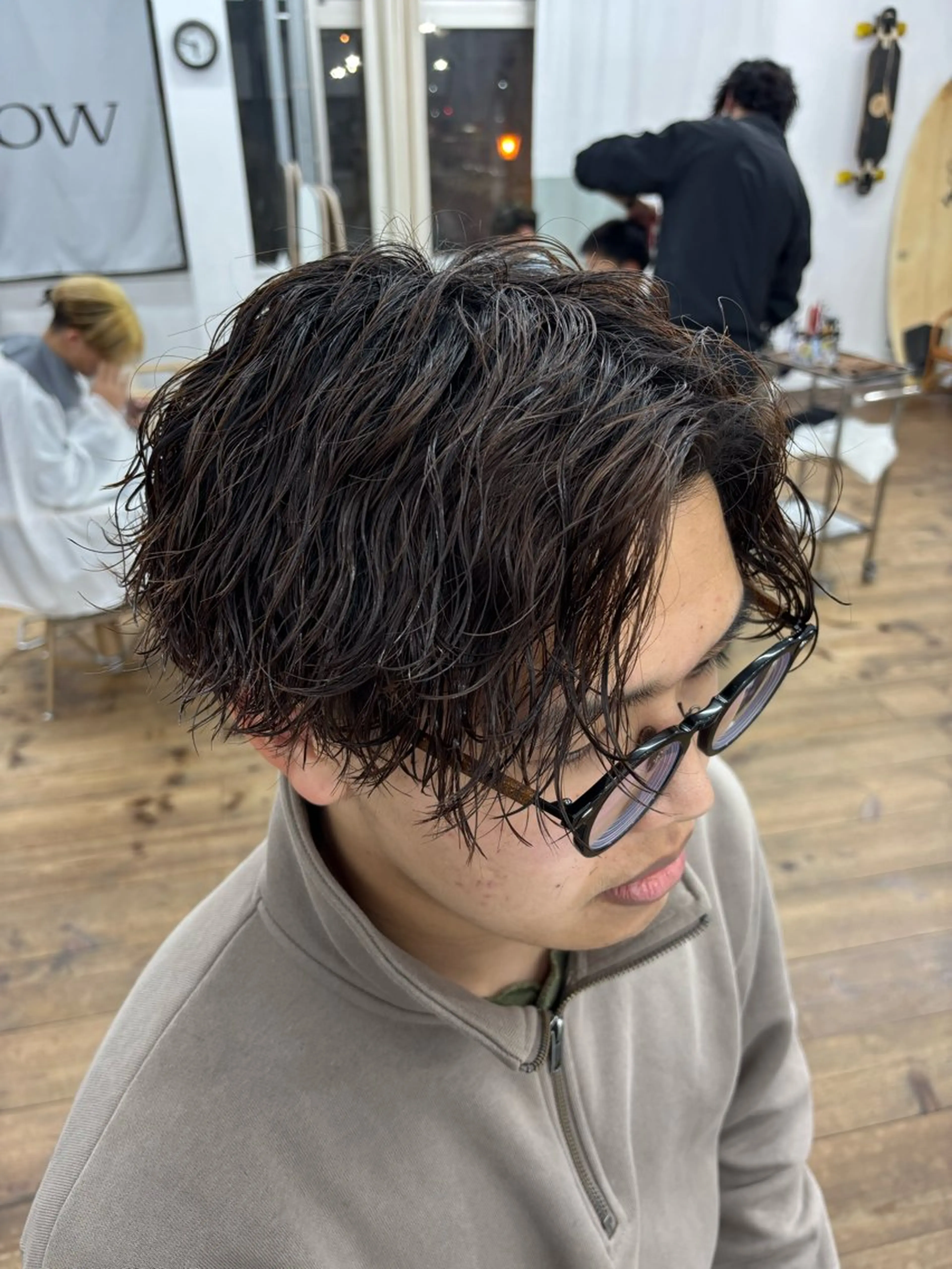 パーマ メンズ カット パーマ メンズ特化サロン Ryomaのヘアスタイル