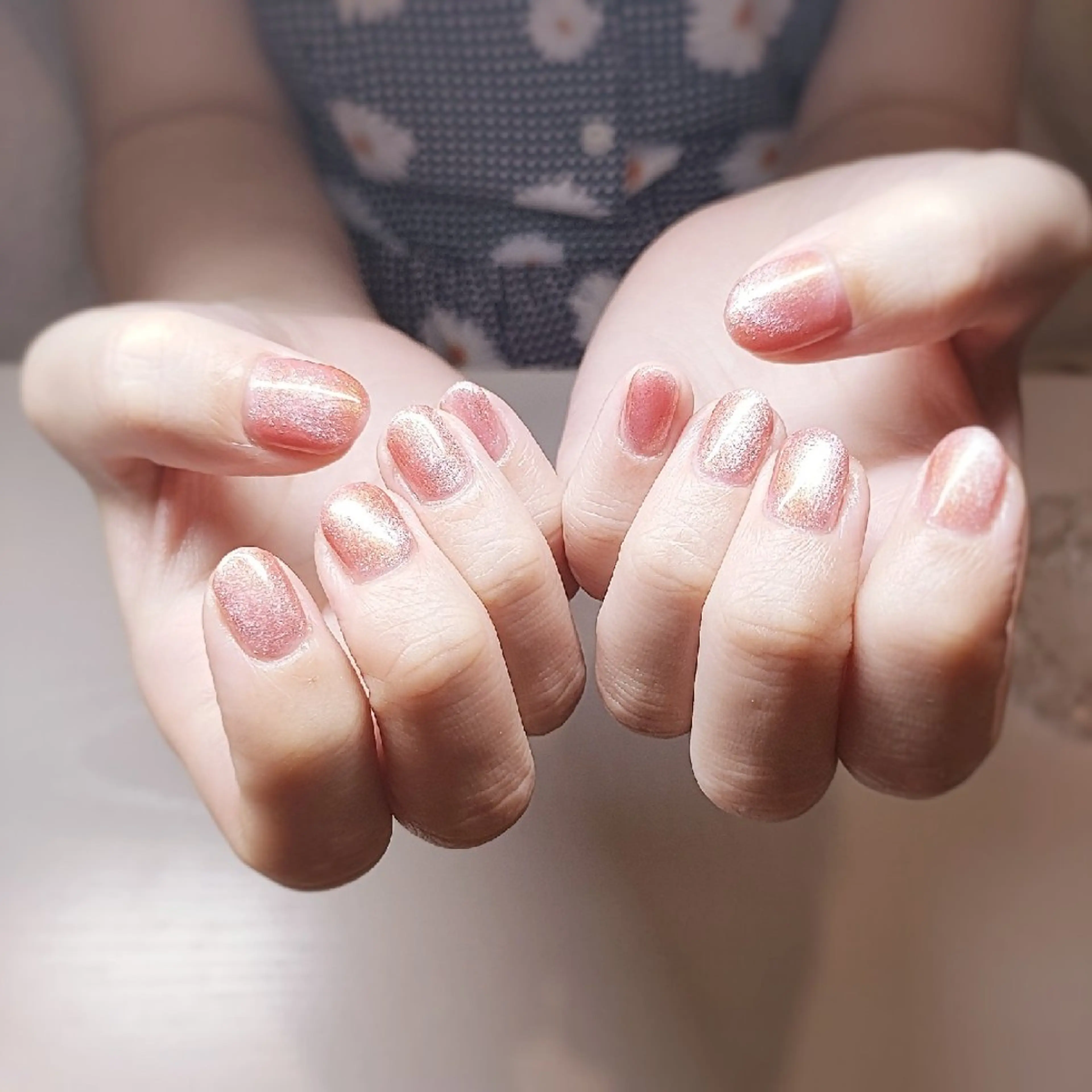 ネイル マグネットネイル ワンカラーネイル douceknail所属・本厚木南口 徒歩3分のネイルデザイン