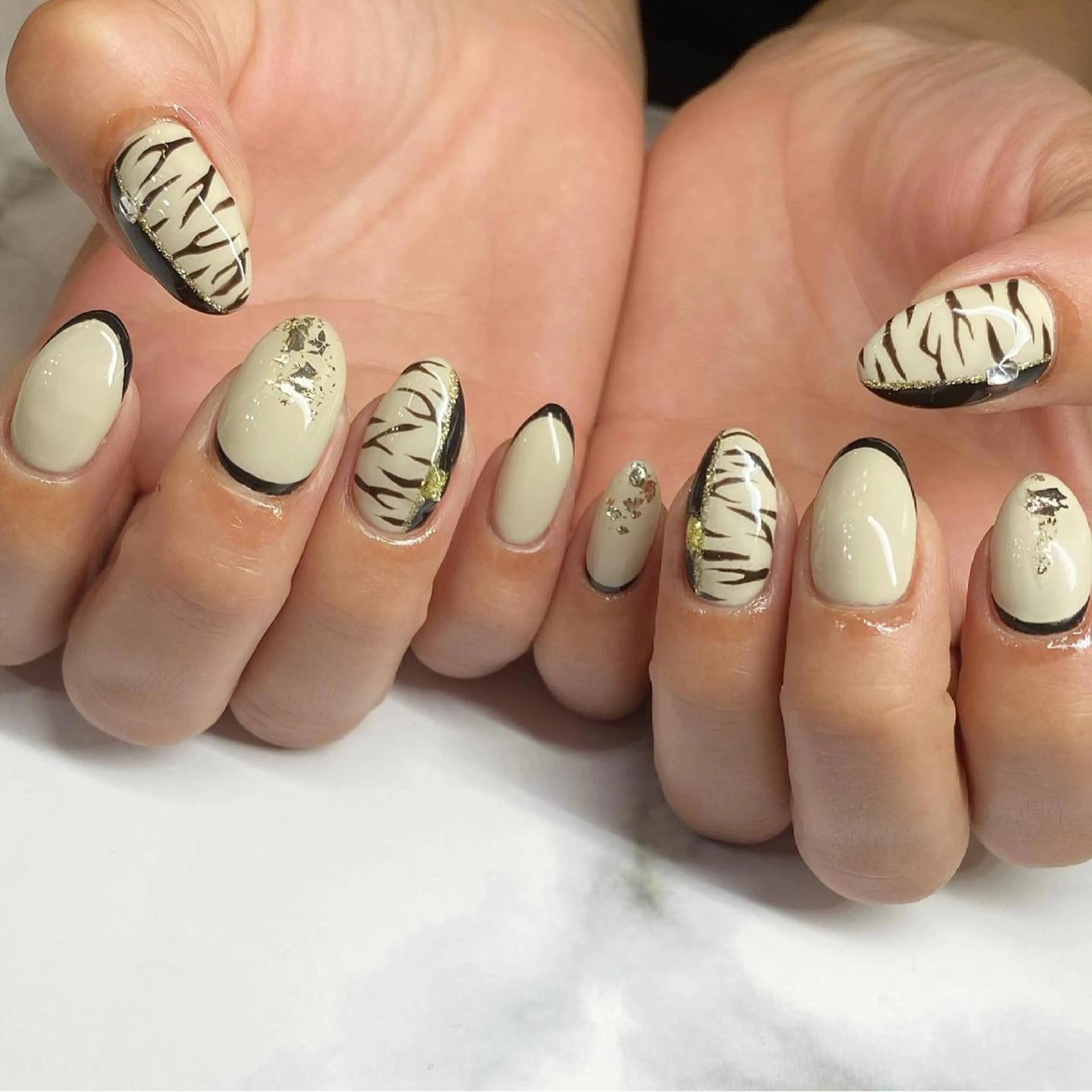 ネイル アニマル柄 Nail ameria megu所属・ameria meguのネイルデザイン