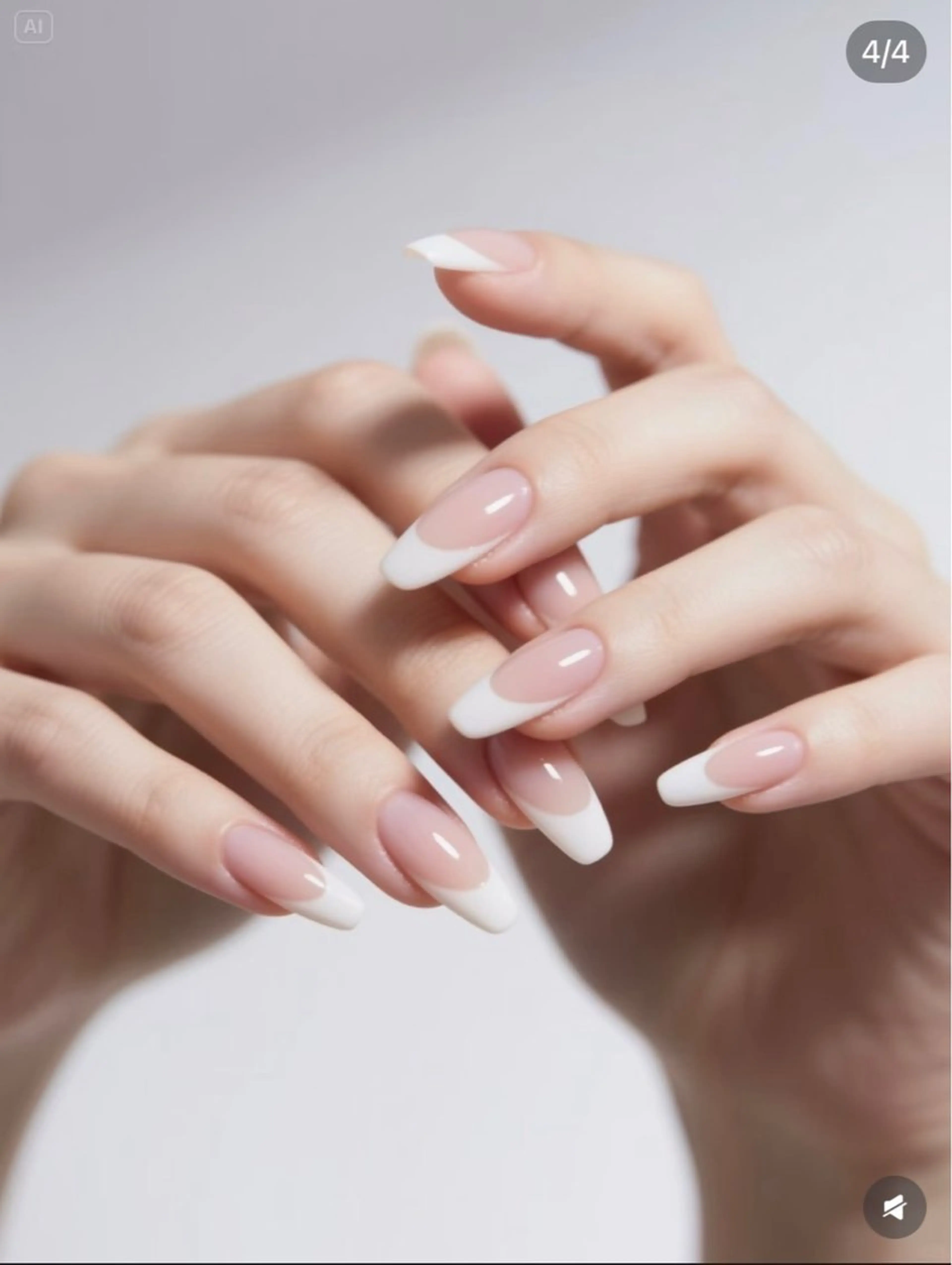 フレンチ or カラーグラデーション(ベースカラー込み)の写真