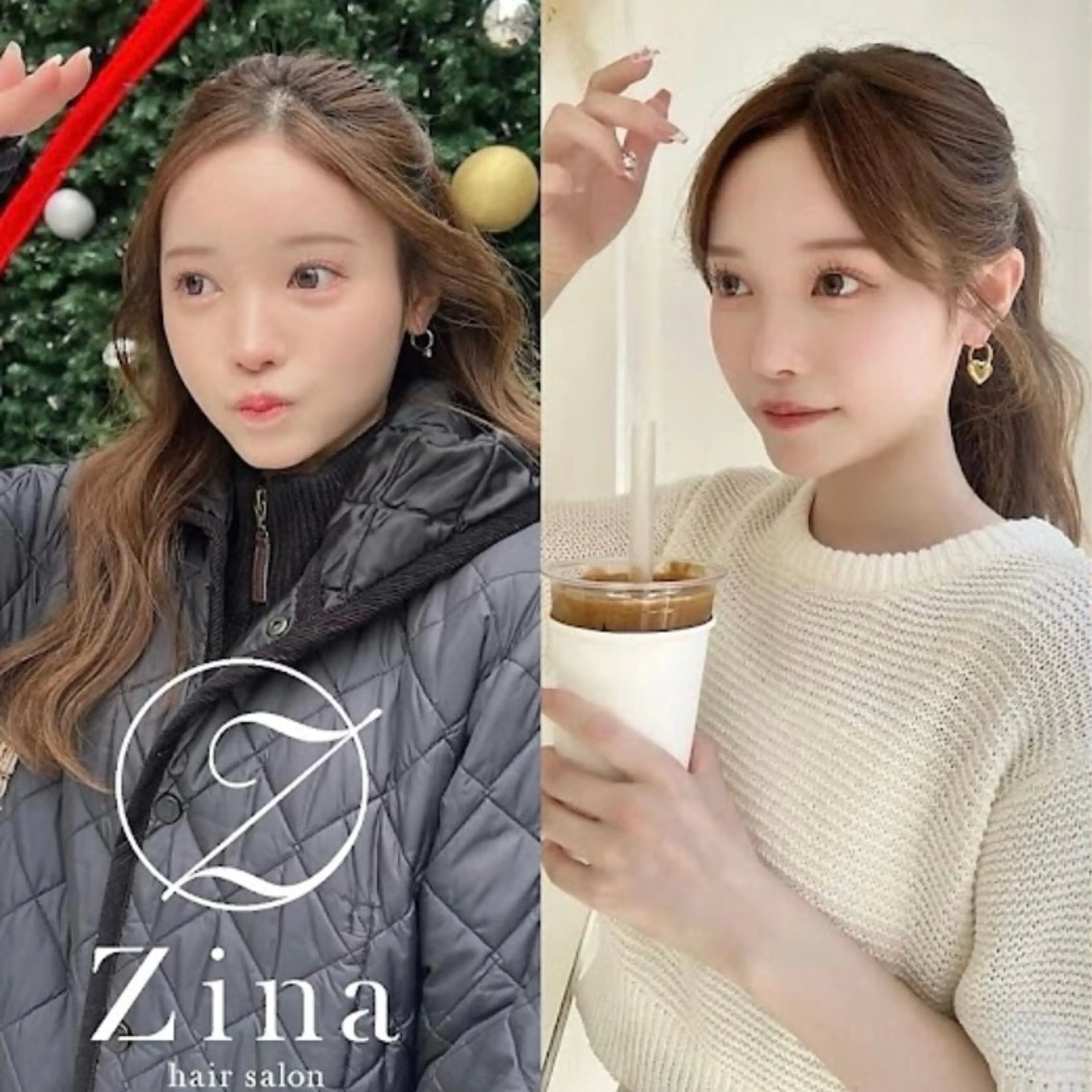 ロング カラー カット ヘアカラー トリートメント 🌜韓国/艶髪/縮毛 /kokoro🌛のヘアスタイル