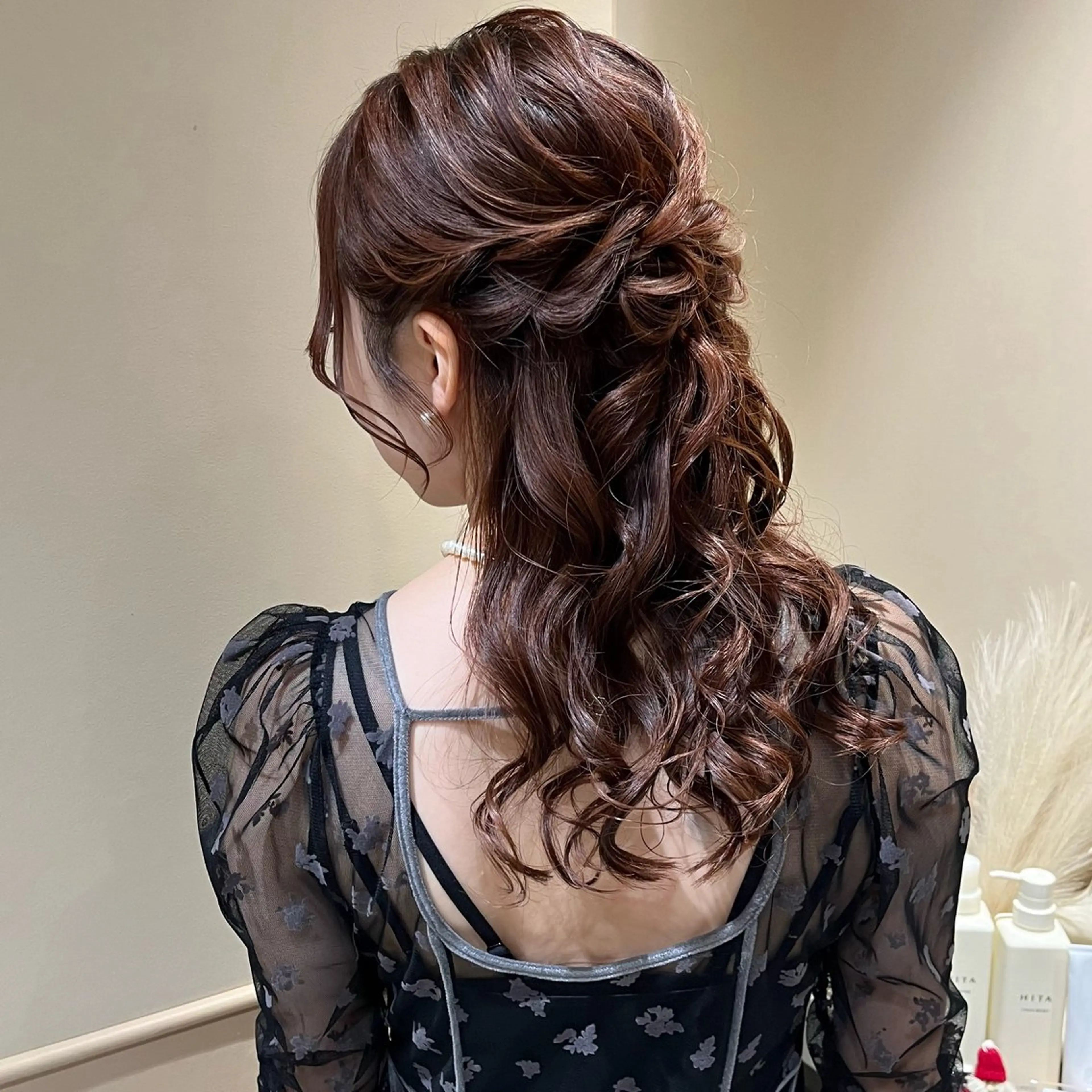 ロング ヘアアレンジ ヘアセット 🫧tomoka 透明感カラー🫧のヘアスタイル