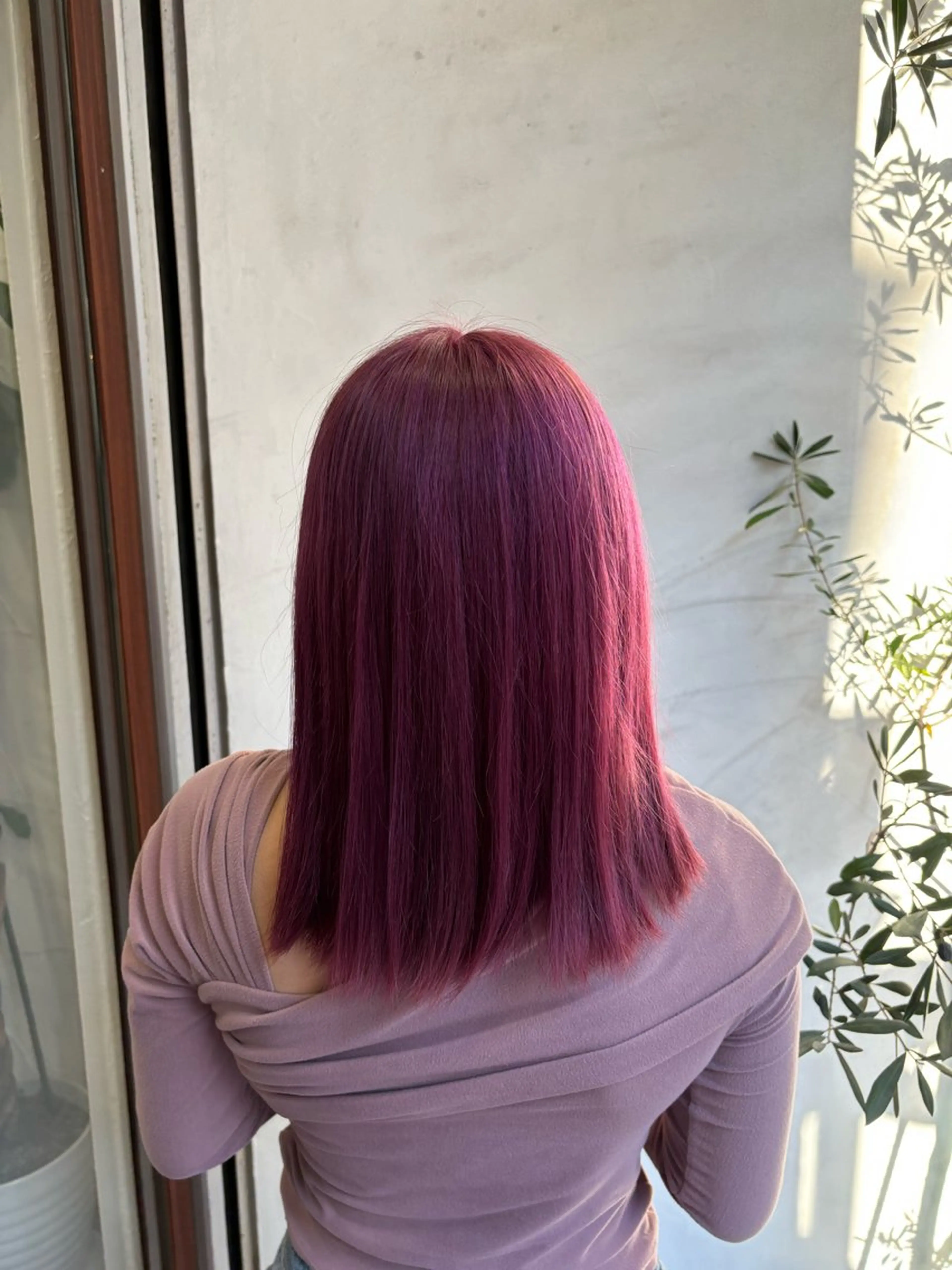 ロング カラー ブリーチ予約率90% 以上✨森山陽向のヘアスタイル