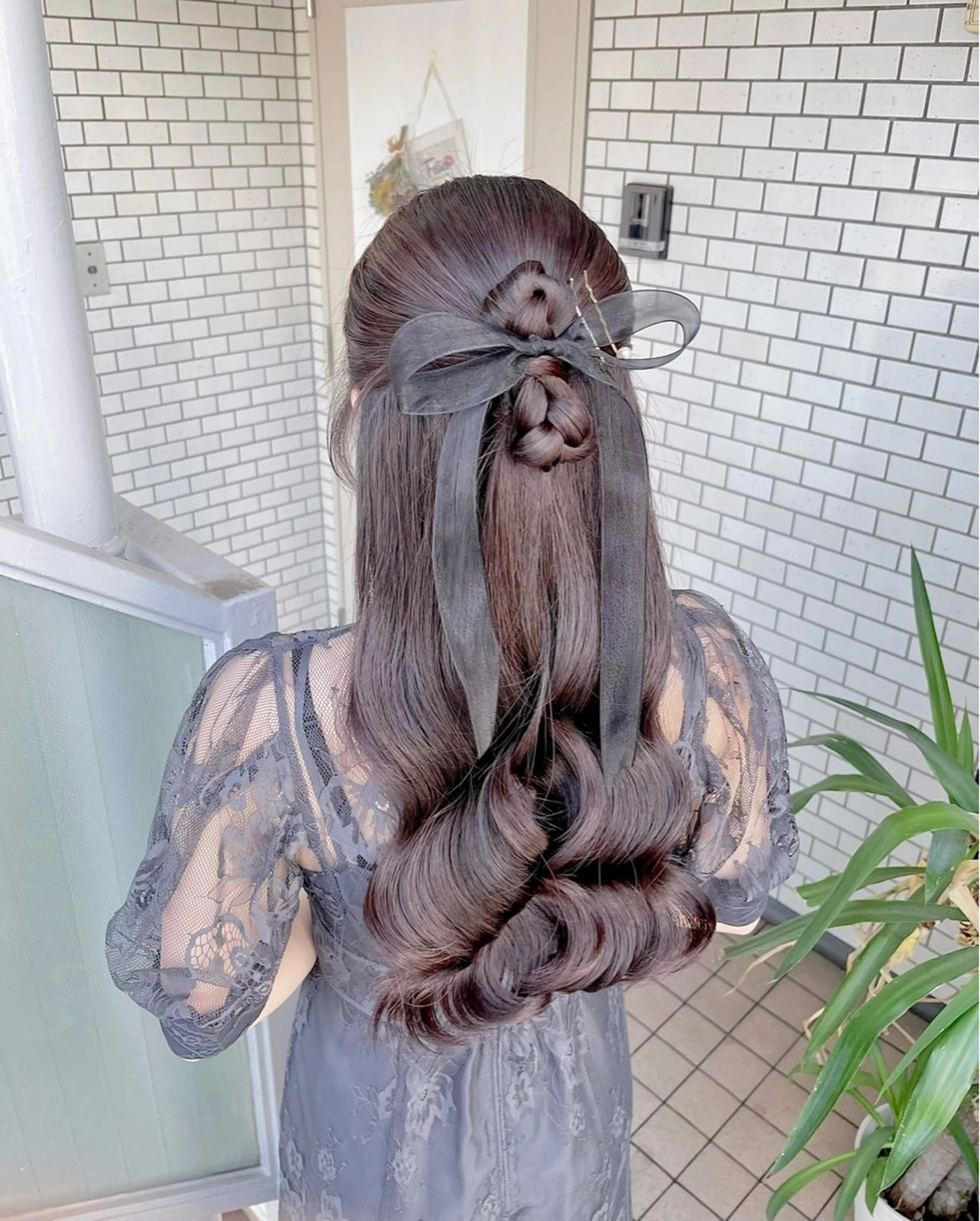 ロング ヘアアレンジ ヘアセット 参列♡デートゆるふわ ヘアメイク🎀みゆうのヘアスタイル