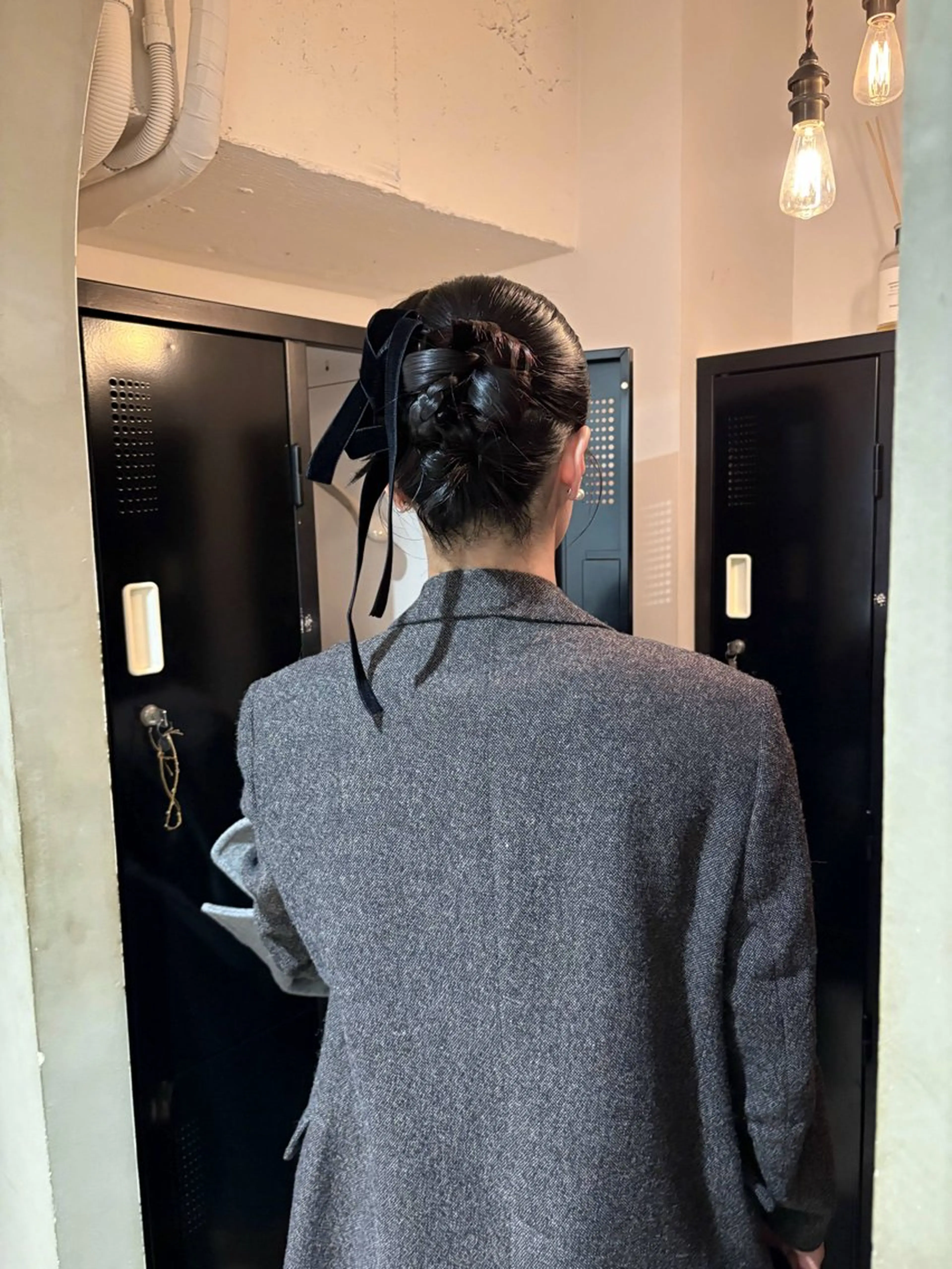 ヘアアレンジ レイヤーカット🐩 透明感カラー モカのヘアスタイル