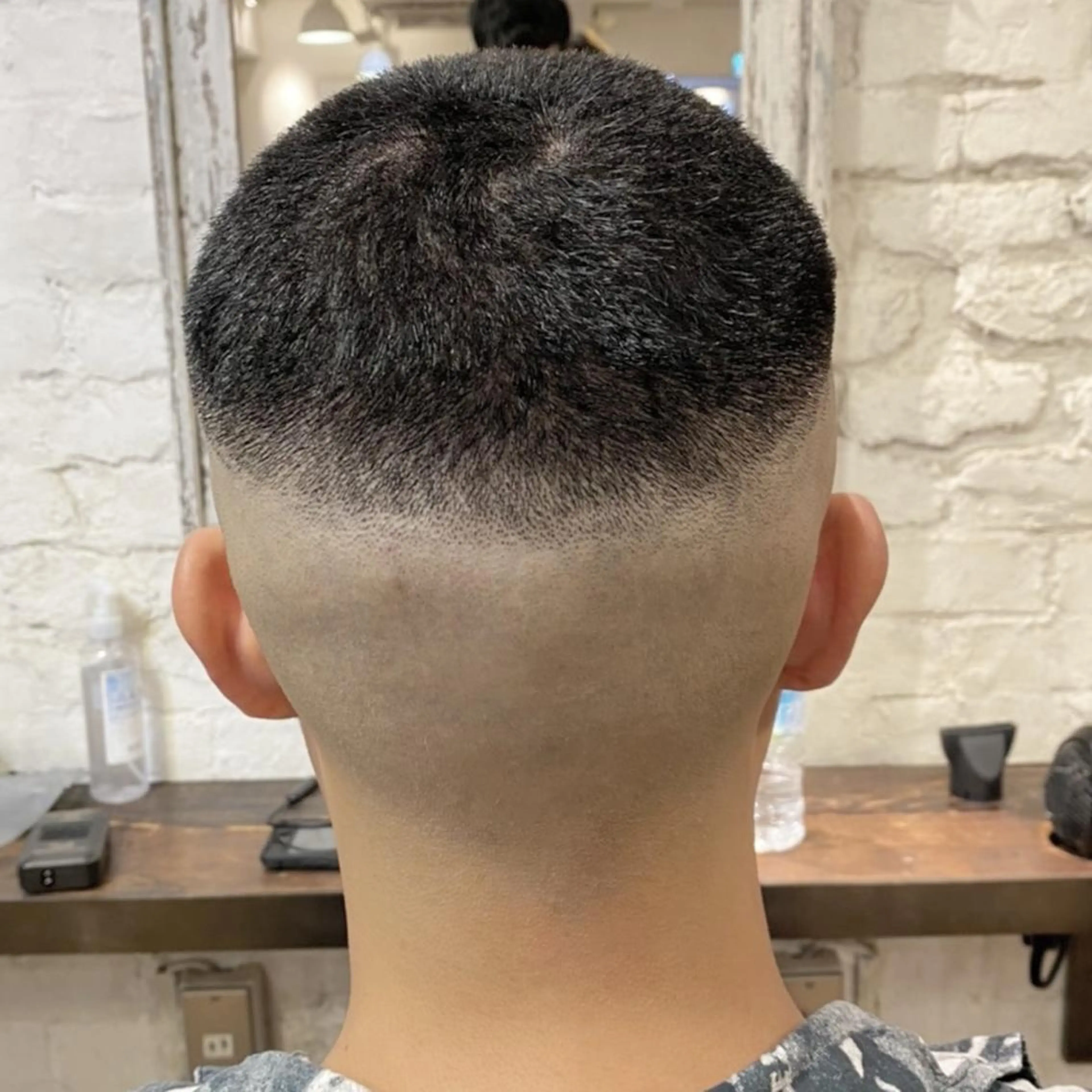 ショート メンズ カット Hair make ONE  008所属・メンズ/フェード/ バーバー/盛山大地のヘアスタイル