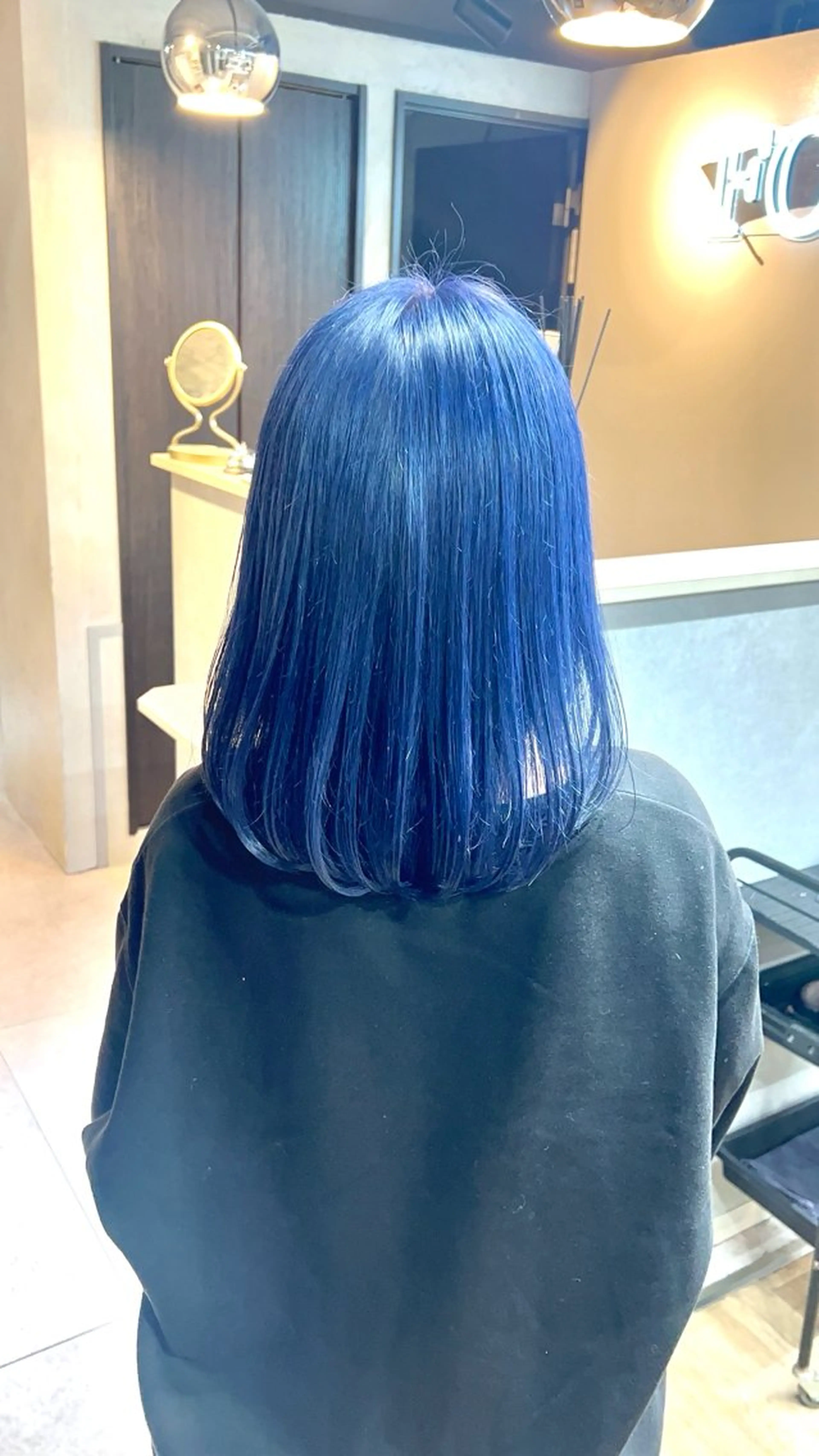 ミディアム カラー ヘアカラー トリートメント AIRI/難波/ ハイトーン/髪質改善のヘアスタイル