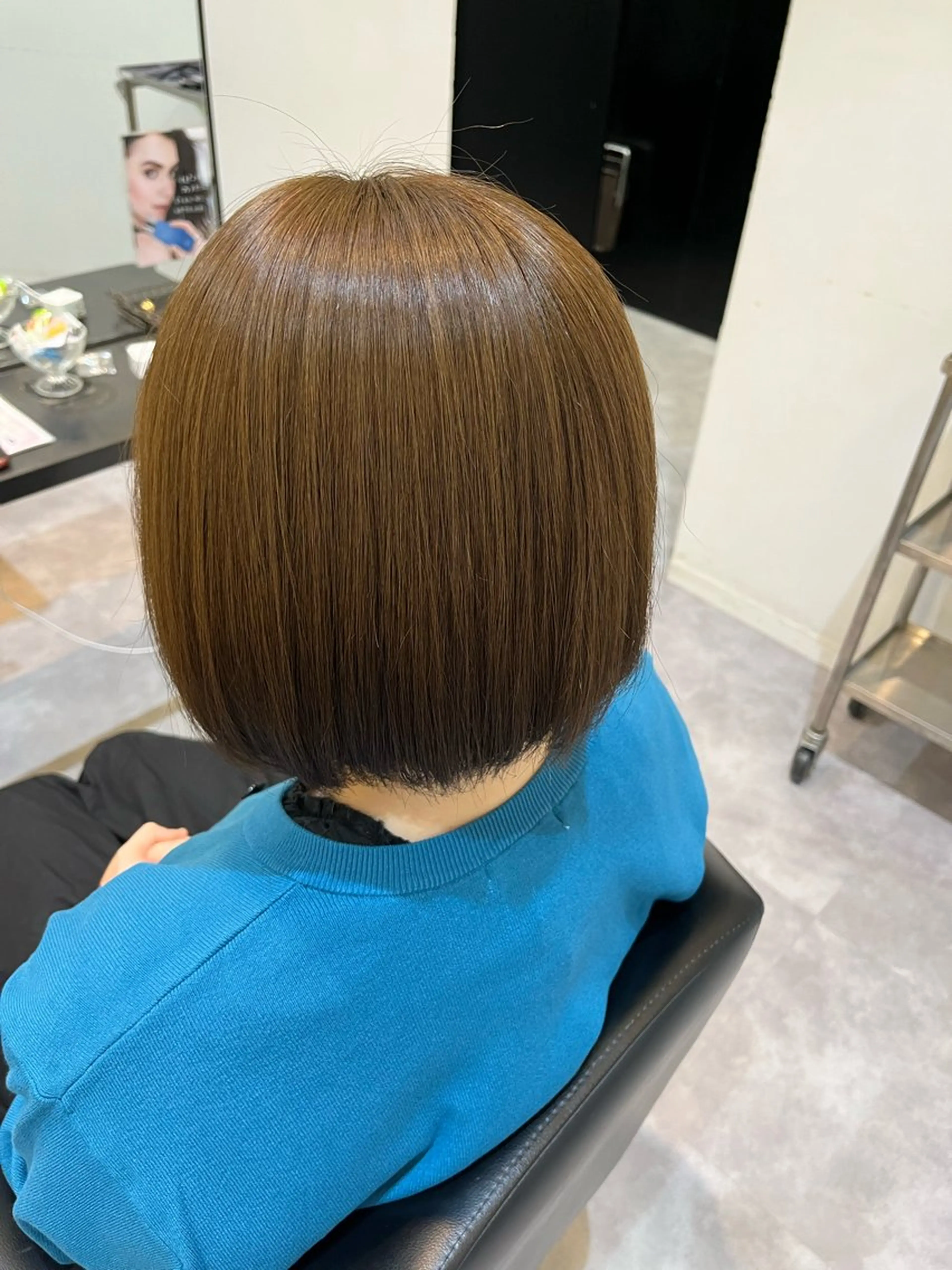 カラー ブリーチ 透明感カラー ブリーチなしカラー SUR   DEUX所属・渡辺 香心のヘアスタイル