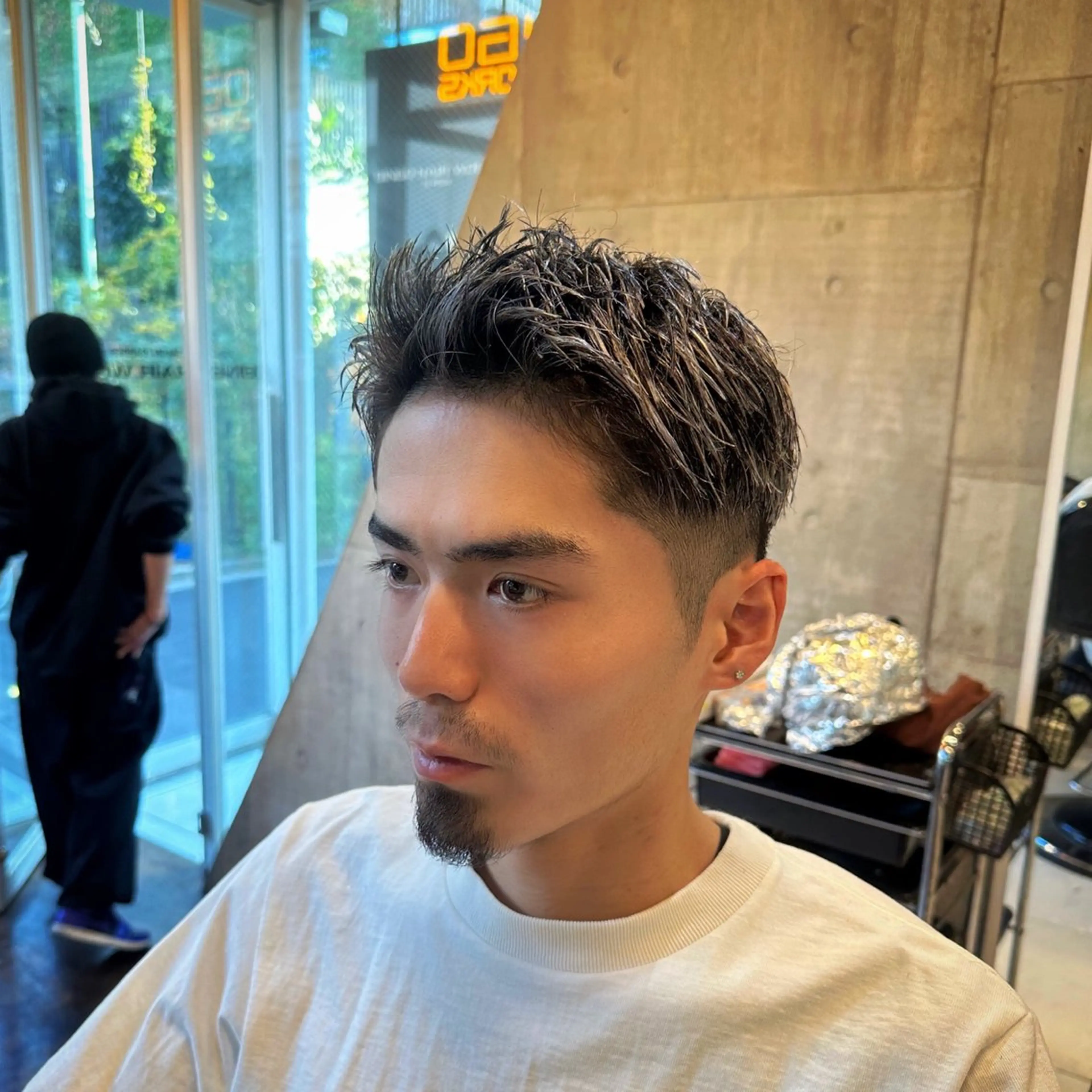 ショート メンズ カット ヘアカラー ツイスパ/メンズ パーマ/歩夢のヘアスタイル