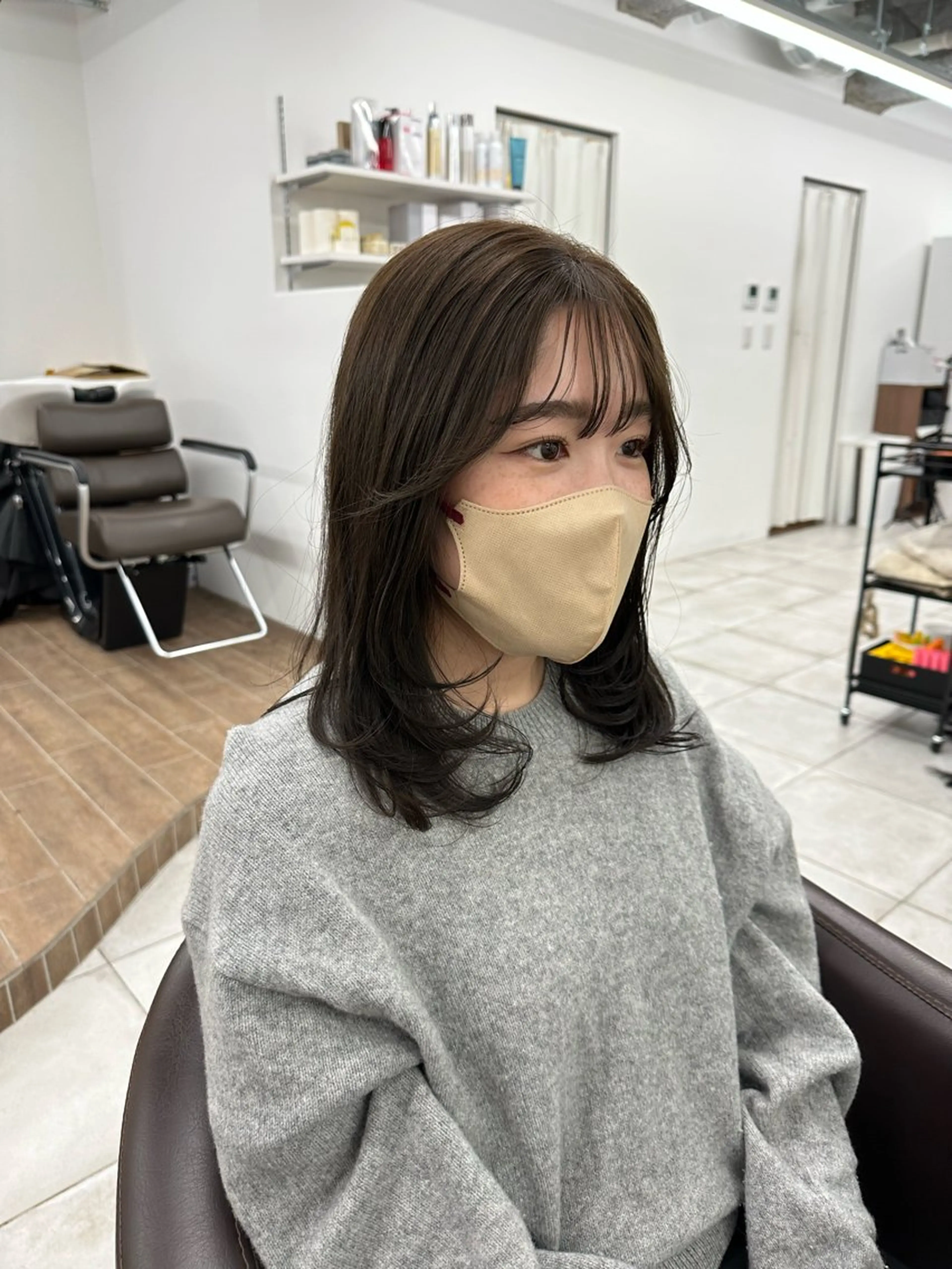 ミディアム カラー キッズ オトナヘア🌸 harukaのヘアスタイル