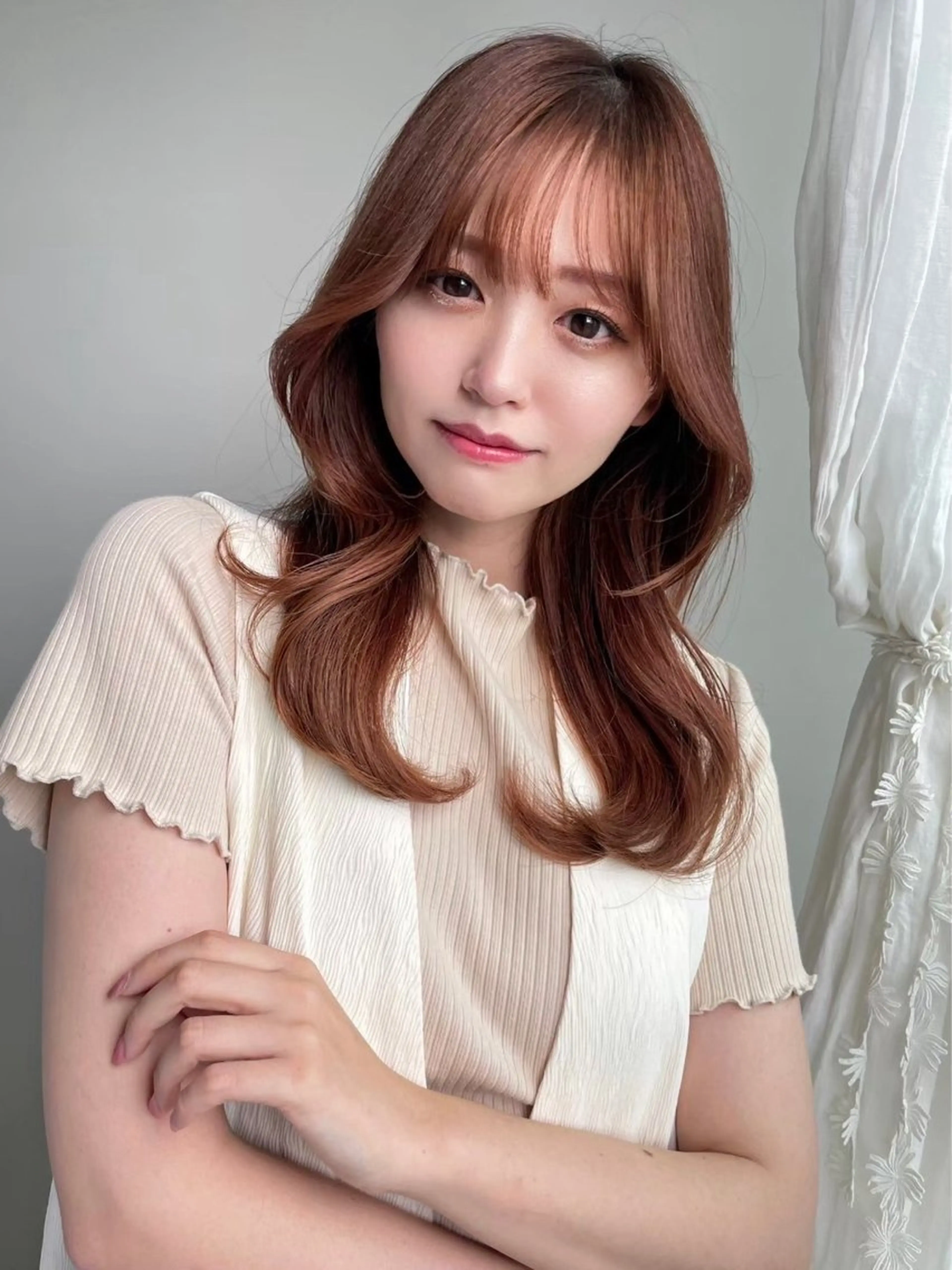 ロング カラー カット ヘアカラー トリートメント 🫧ナオ🫧 /韓国 ヘア/ マンツーマンのヘアスタイル