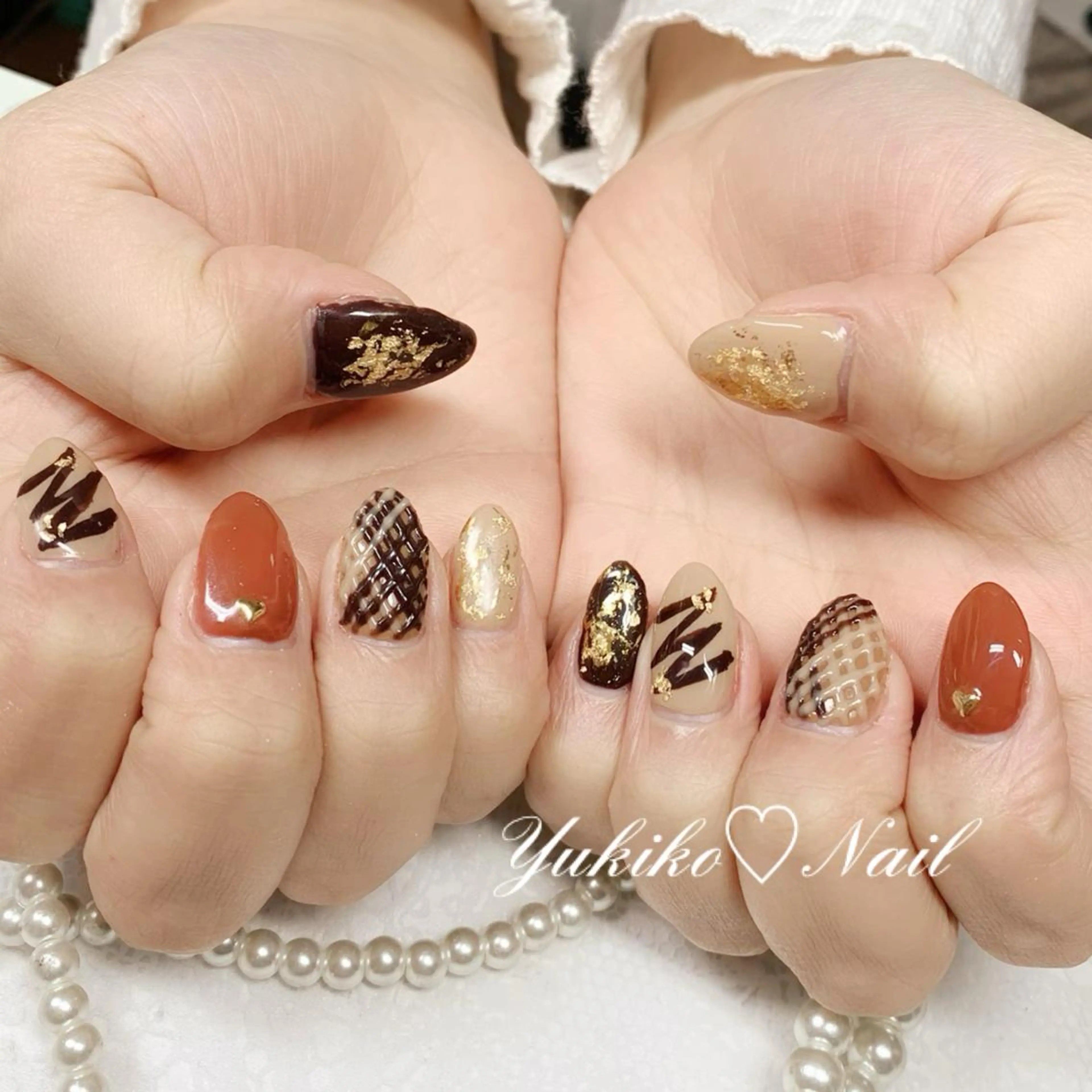 ネイル 持ち込み バレンタイン ユキコ ネイルのネイルデザイン