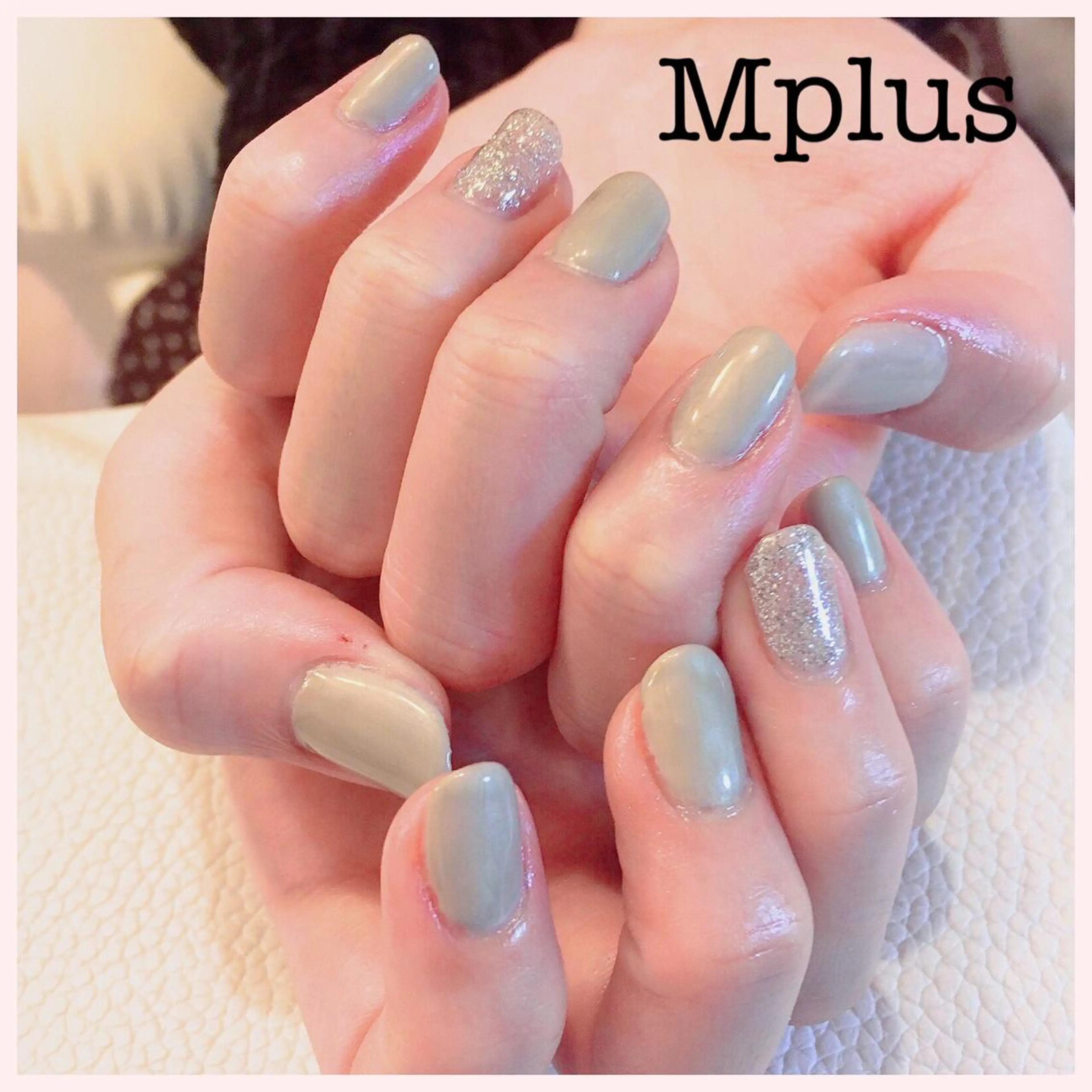ネイル シルバー Mplus miyukiのネイルデザイン