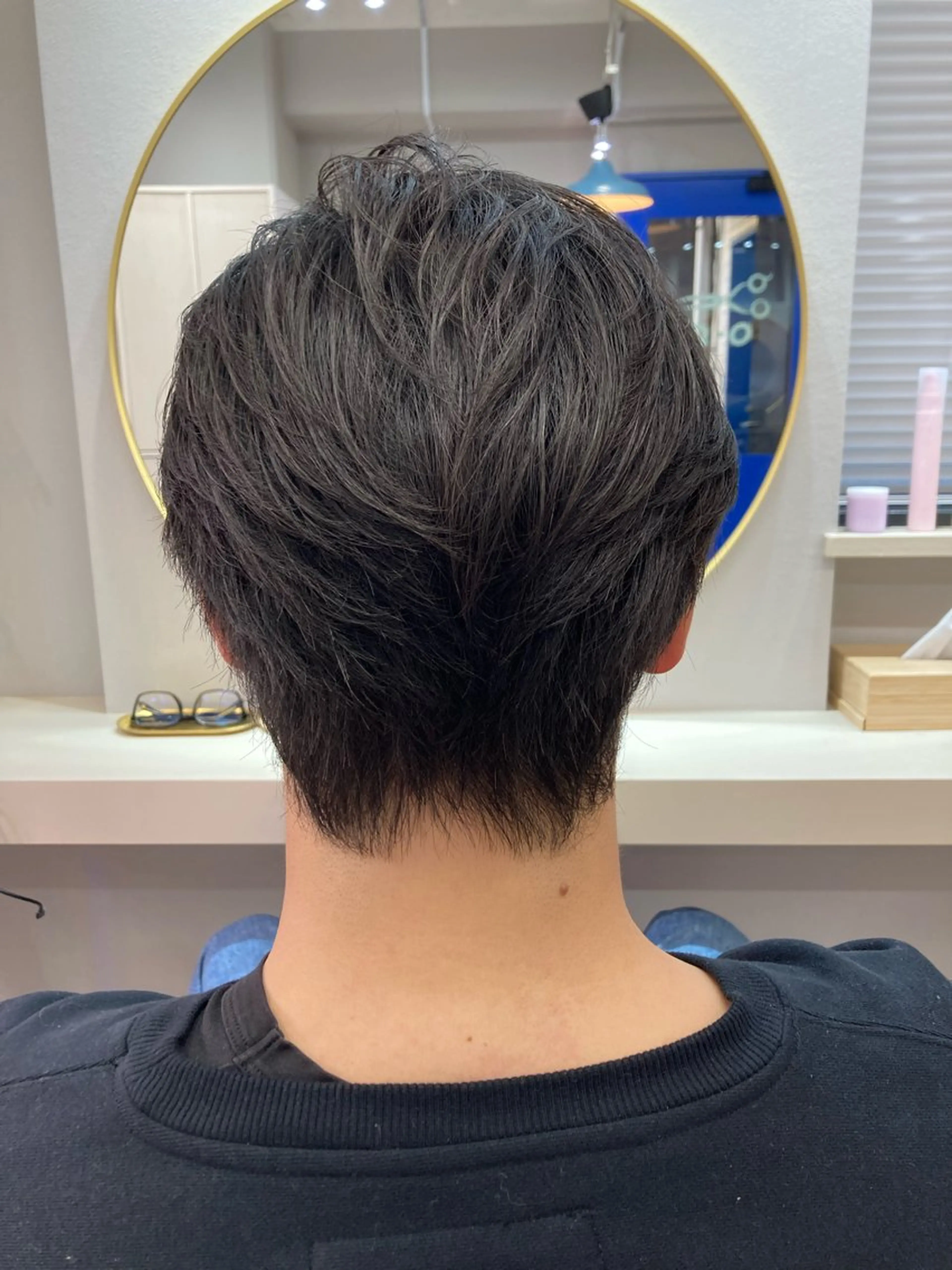 ショート カット パーマ 池田 太一のヘアスタイル