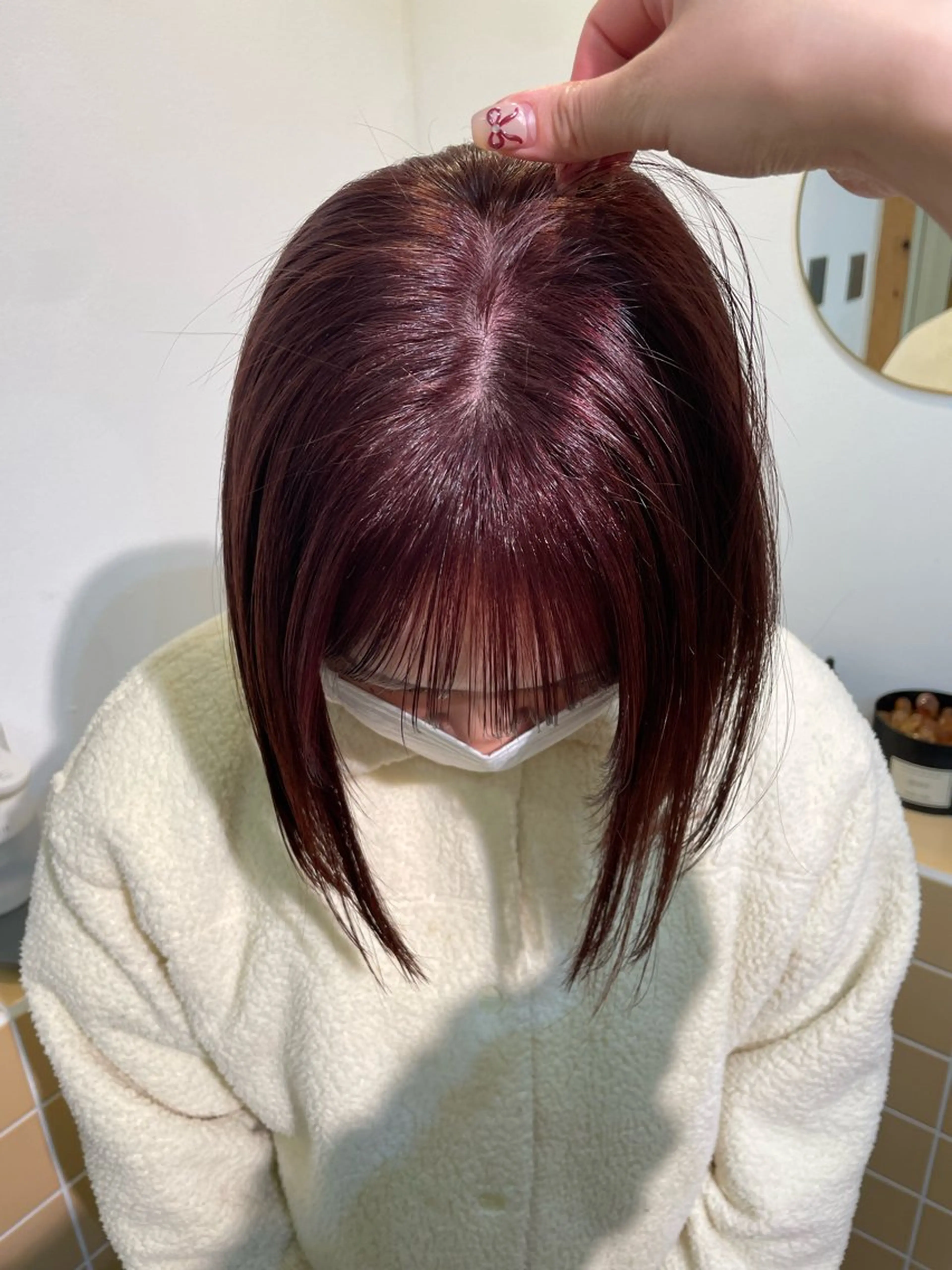 ショート カラー ヘアカラー sakura🌸 レイヤー/韓国ヘアのヘアスタイル