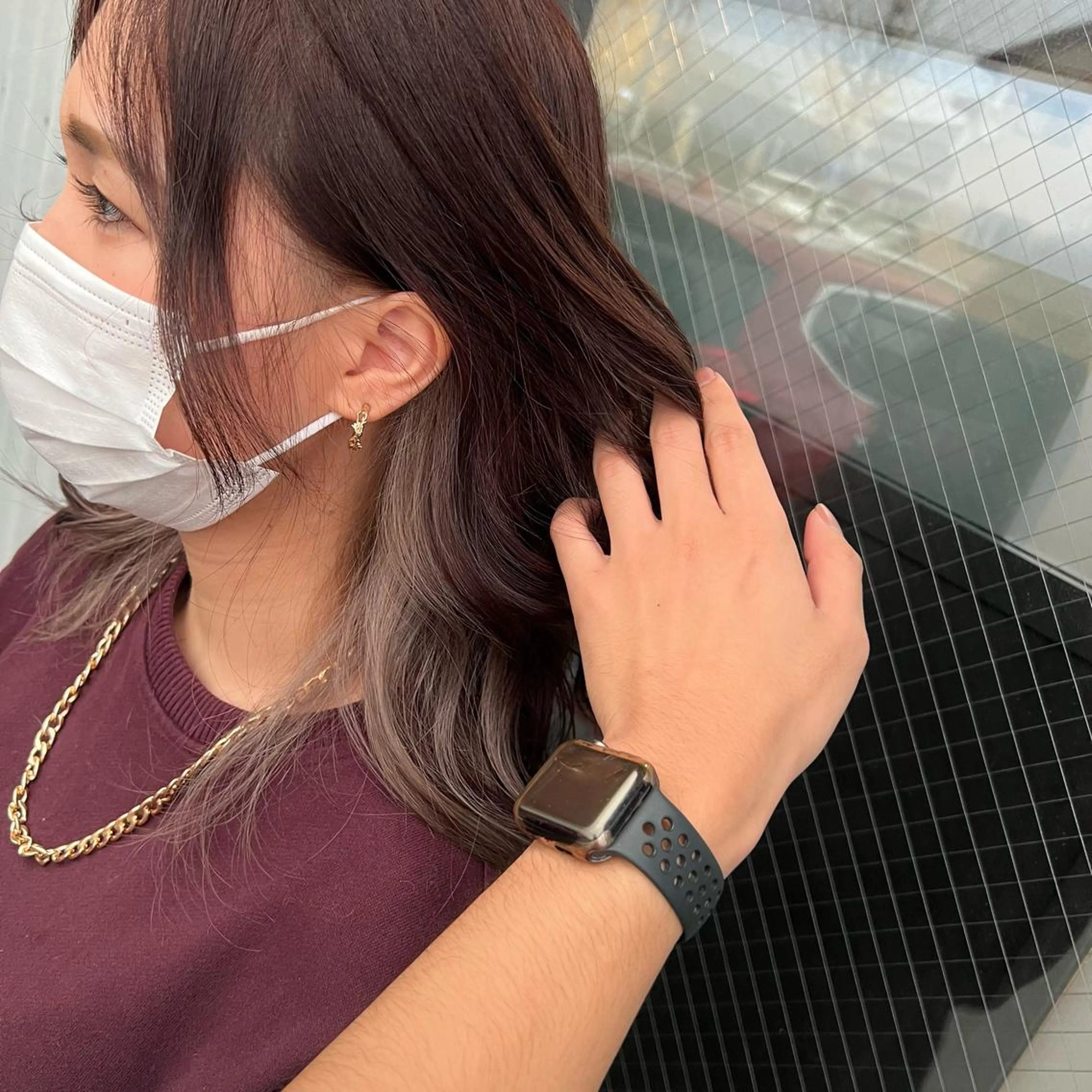 カラー ヘアアレンジ newi TATSUのヘアスタイル