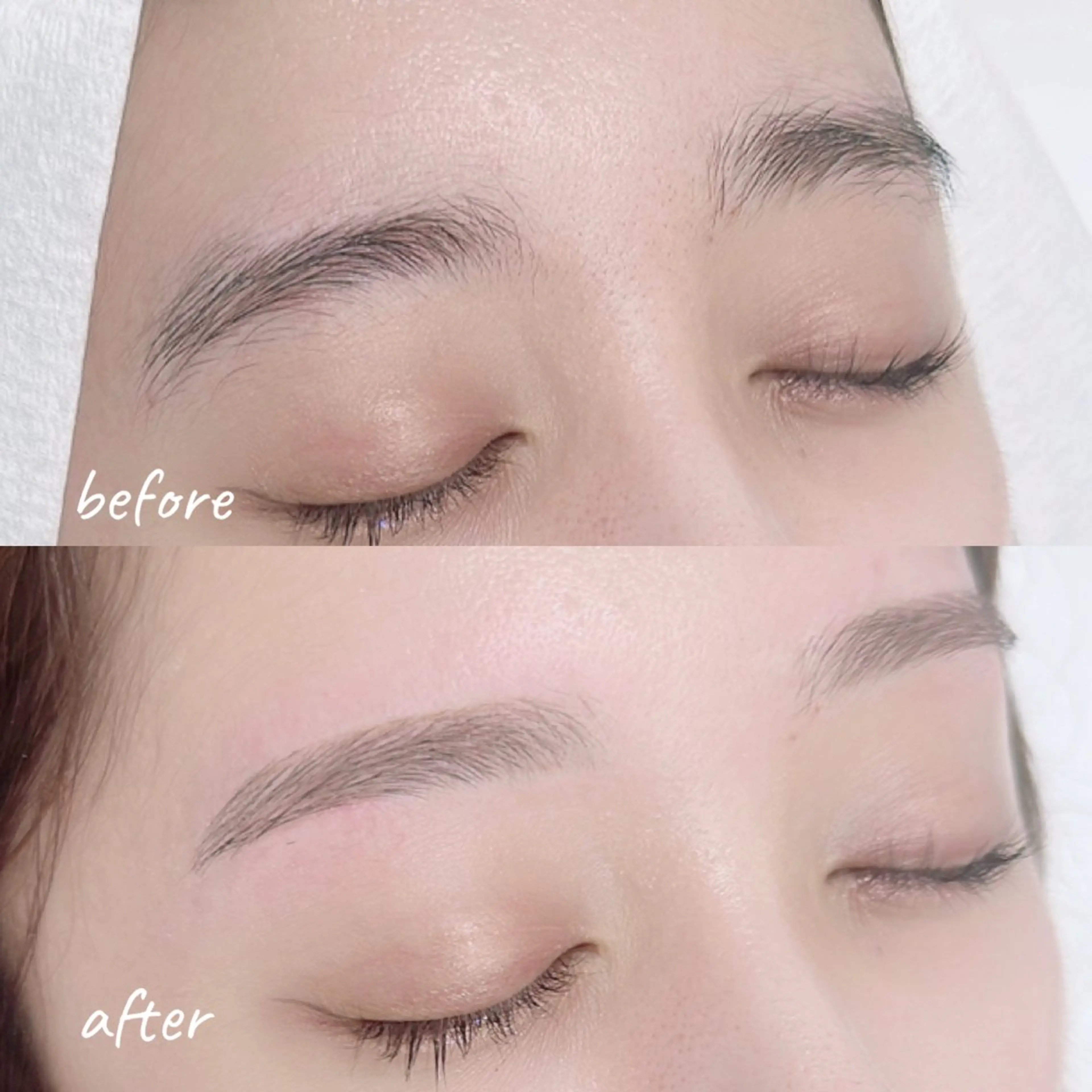 《ナチュラル眉🌱》美眉アイブロウWAX＋間引き (メイク込の写真