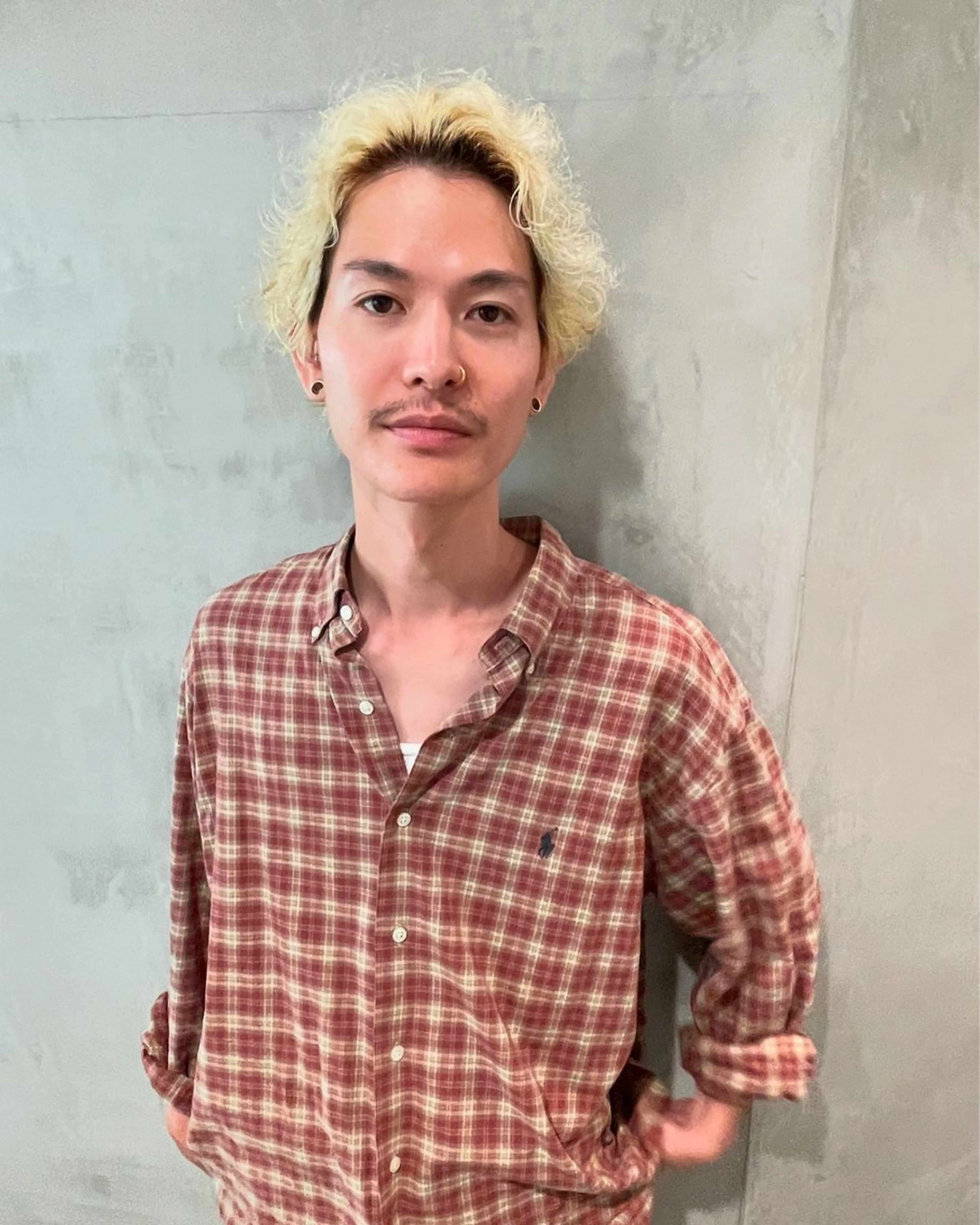 ショート カラー メンズ ヘアカラー トリートメント 優作 〜圧倒的信頼〜のヘアスタイル