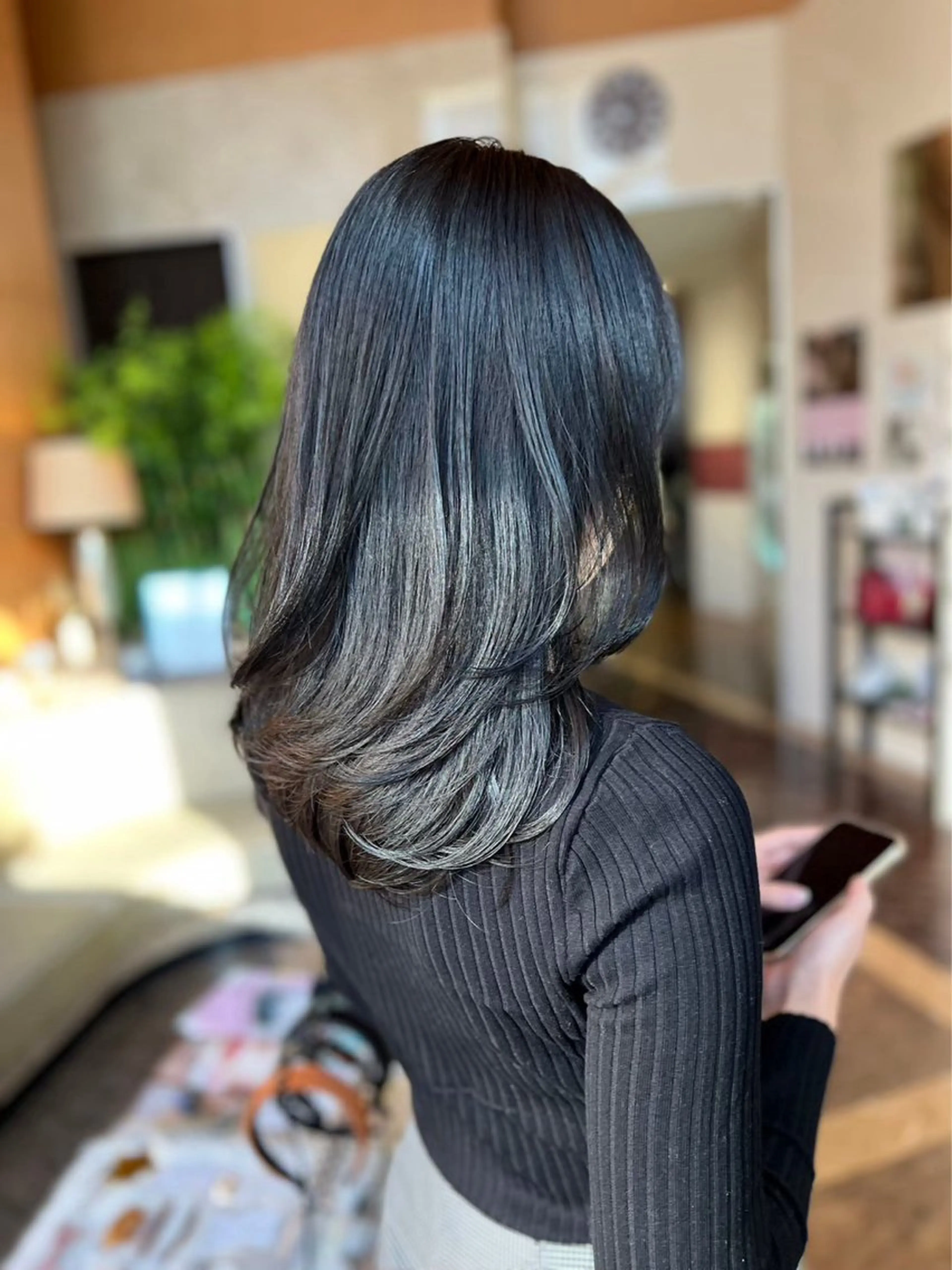 カラー 会社で浮かない ビジネスヘア/心斎橋のヘアスタイル