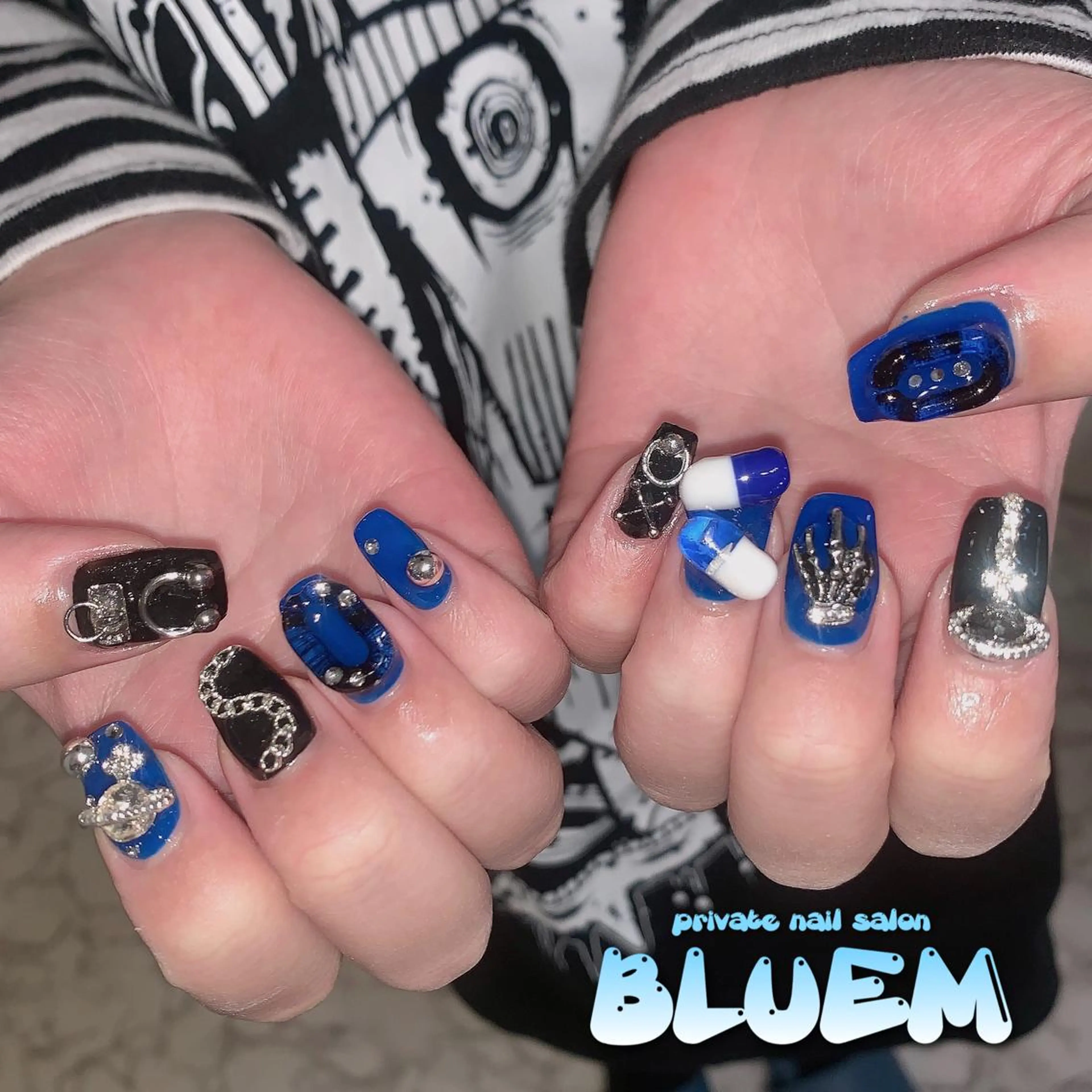 ネイル ハンドネイル BLUEM なな🐶のネイルデザイン