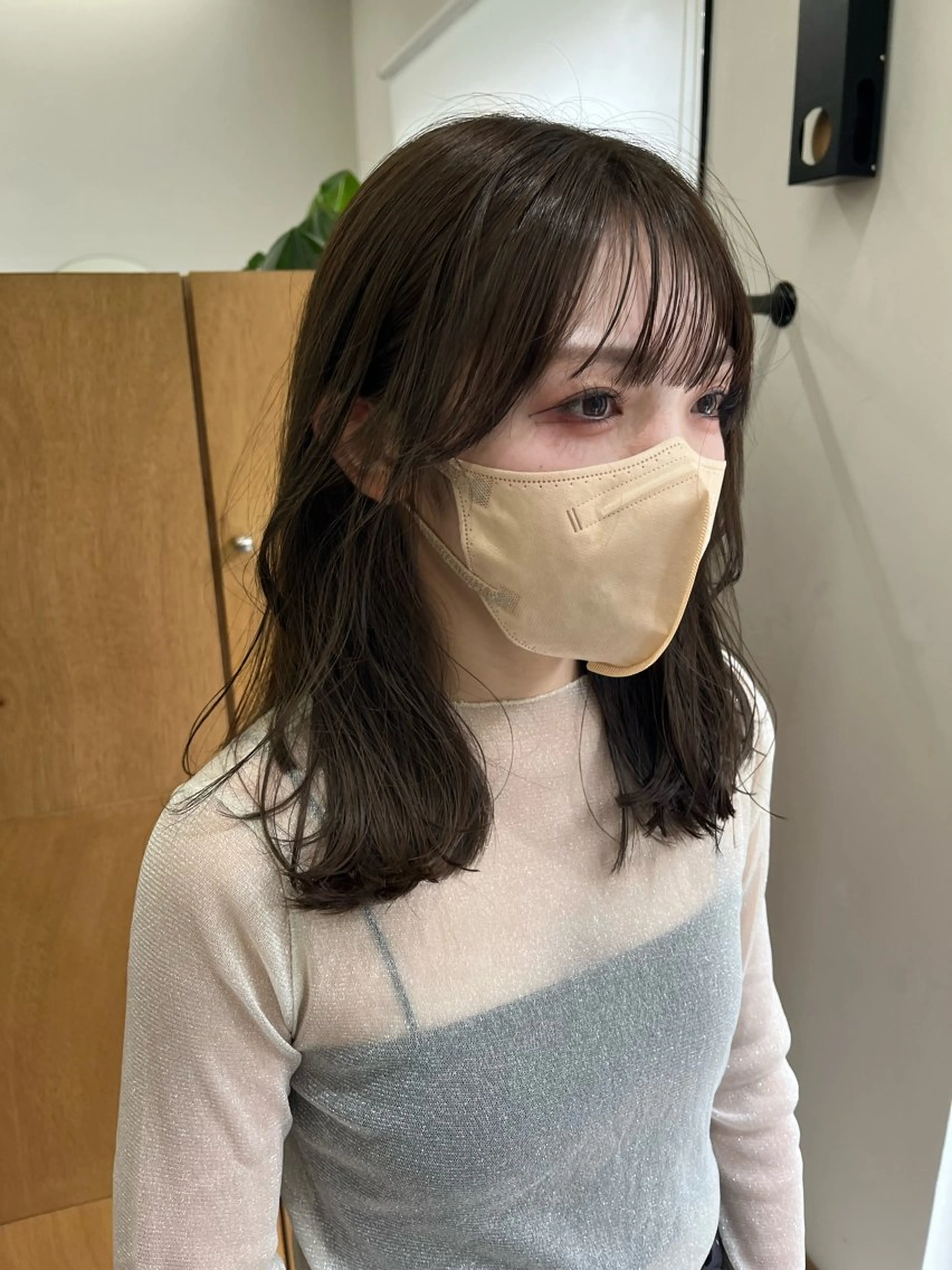 セミロング カラー カット ヘアカラー miyu /レイヤー/ブリーチのヘアスタイル