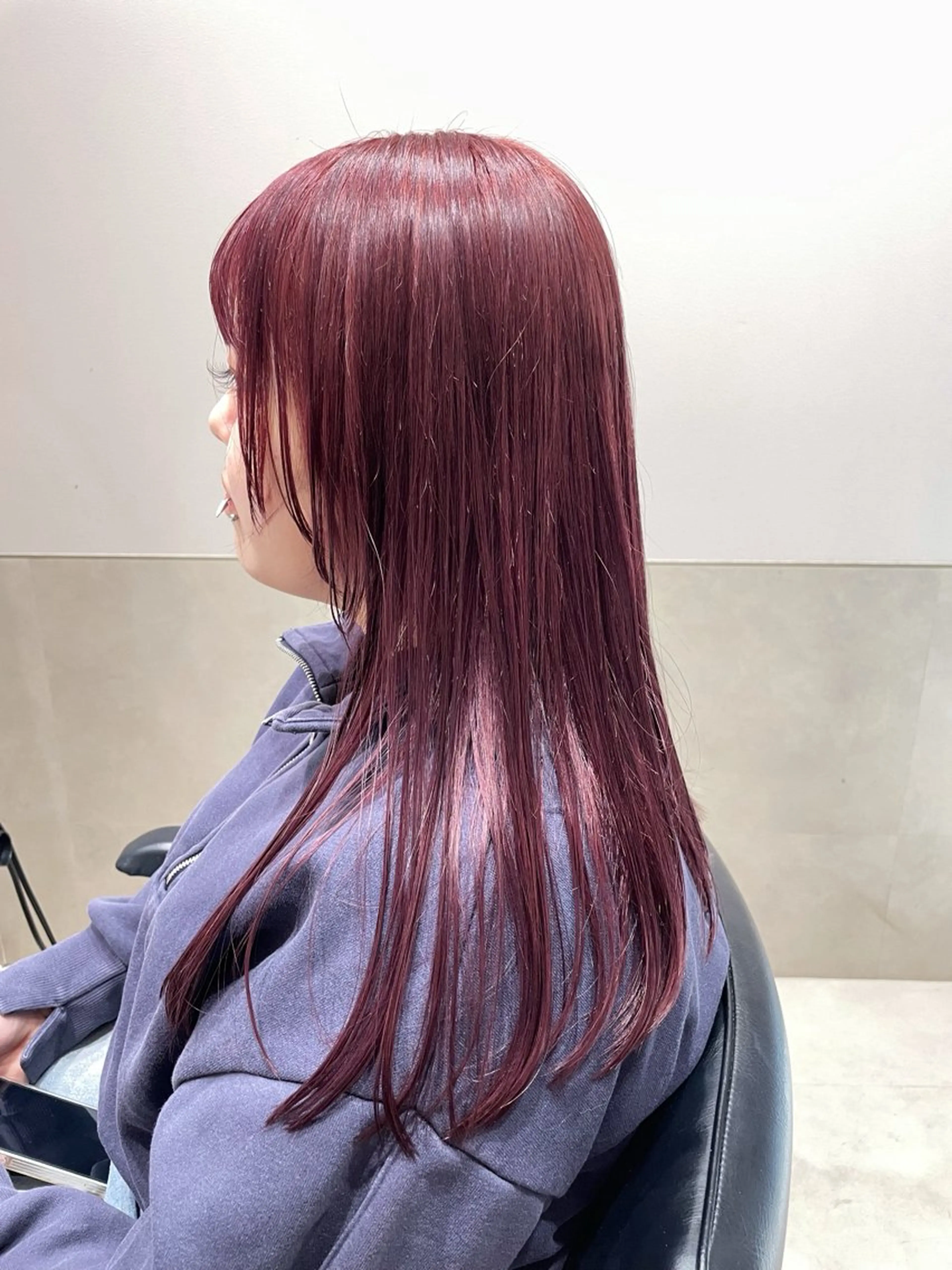 ロング カラー 佐野 えり奈のヘアスタイル