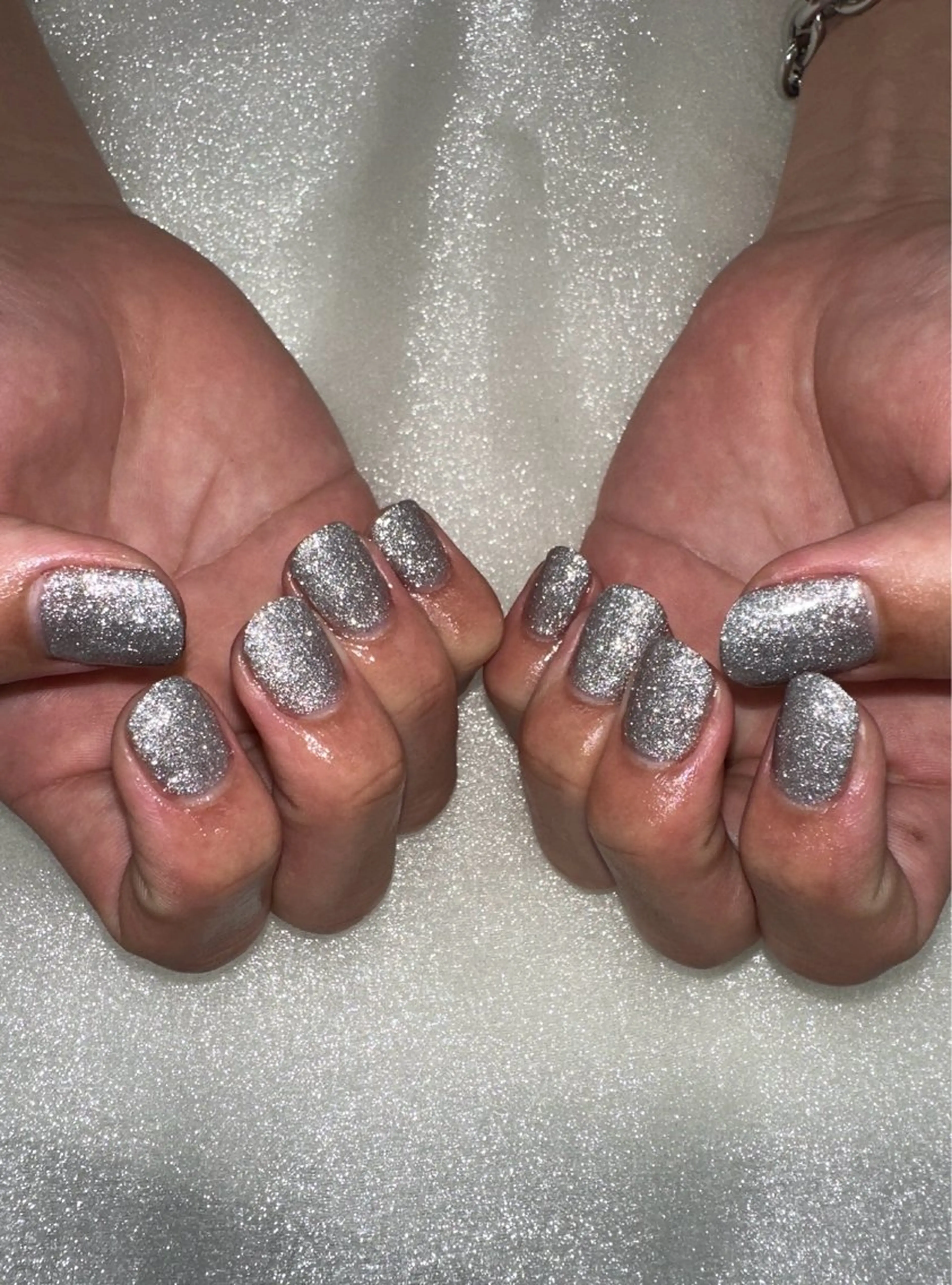 メンズ ネイル メンズネイル シルバー Nail＆EyelashDaisy谷山店所属・Daisy sotaのネイルデザイン